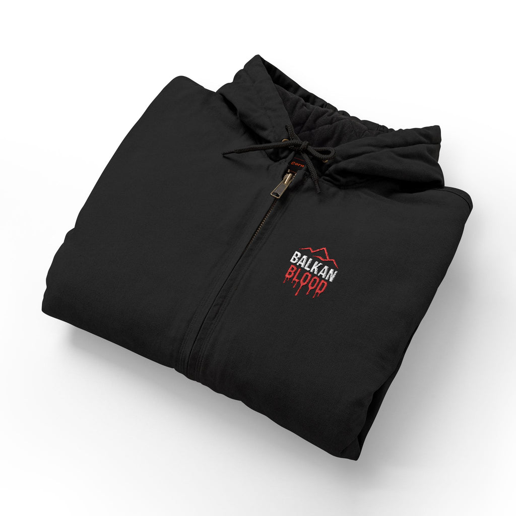 Men's Embroidered Hooded Jacket