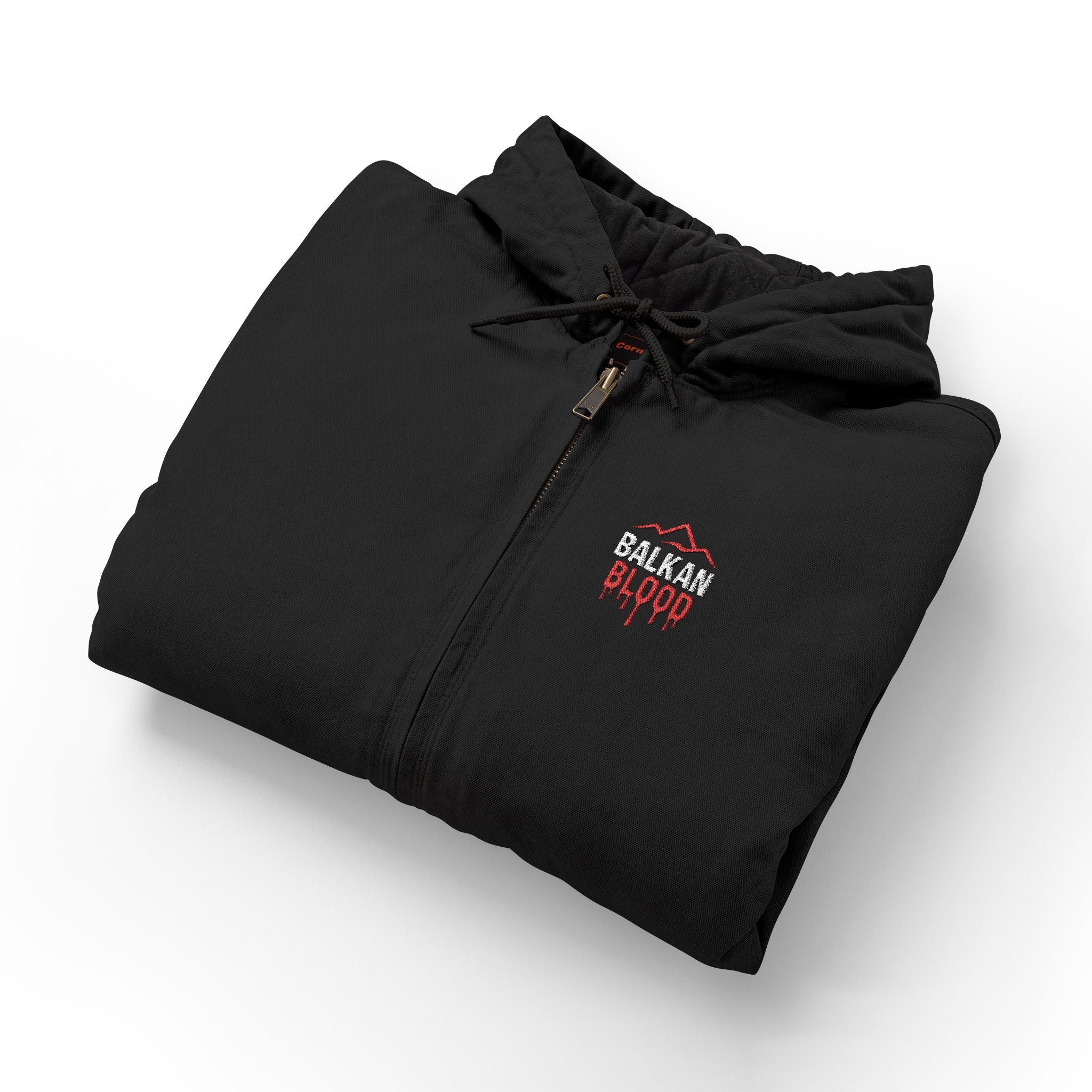 Men's Embroidered Hooded Jacket