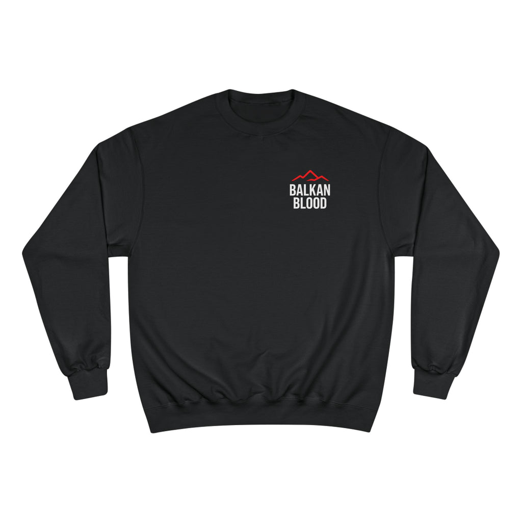 Balkan Blood Champion Sweatshirt - Cozy Urban Style, Unisex Gift, Casual Wear, Travel Apparel, Perfect for Chill Days