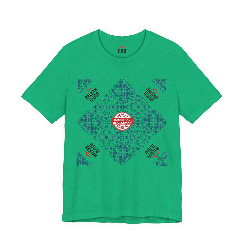 Bosnia Heritage Unisex Tee, Travel Shirt, Cultural Pride, Souvenir T-Shirt, Gift for Travelers, Adventure Apparel