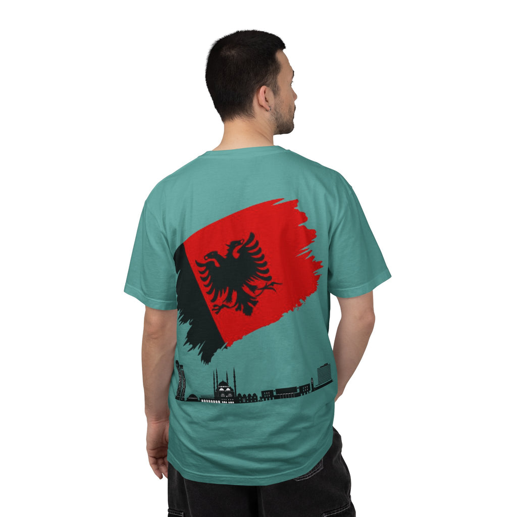 Albanian Balkan Heritage T-Shirt - Unisex Garment-Dyed Tee