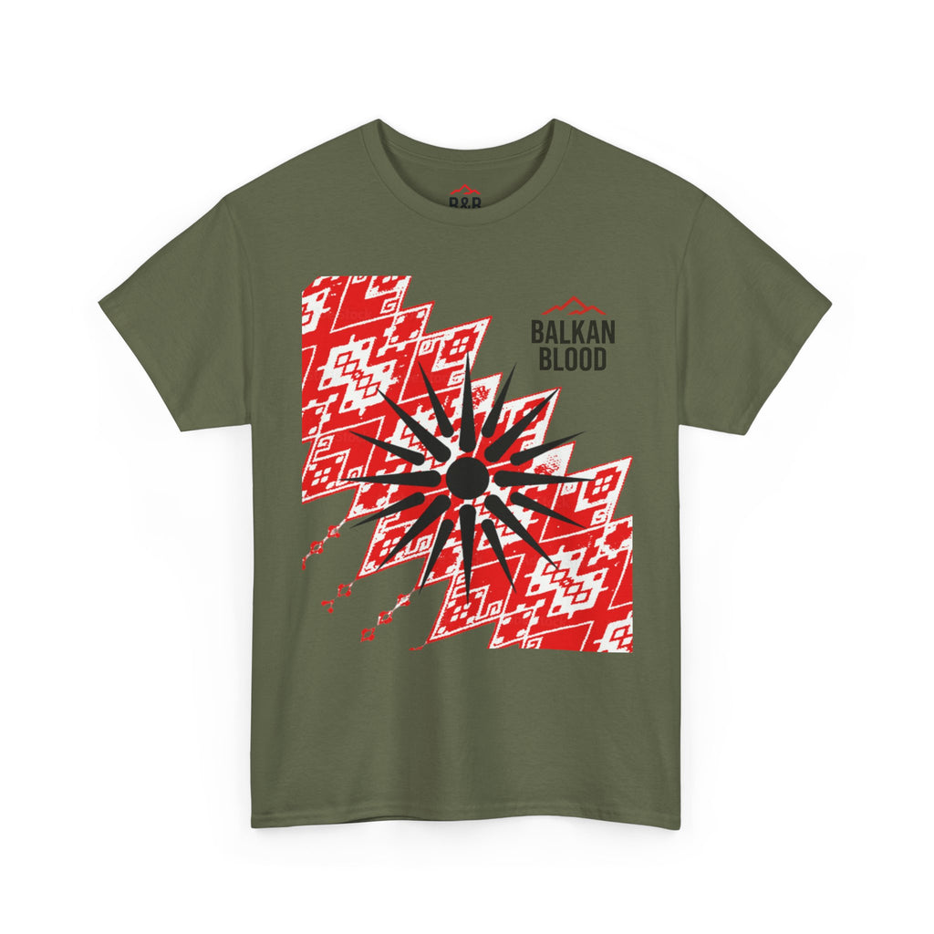 Macedonian Balkan Blood Unisex Heavy Cotton Tee