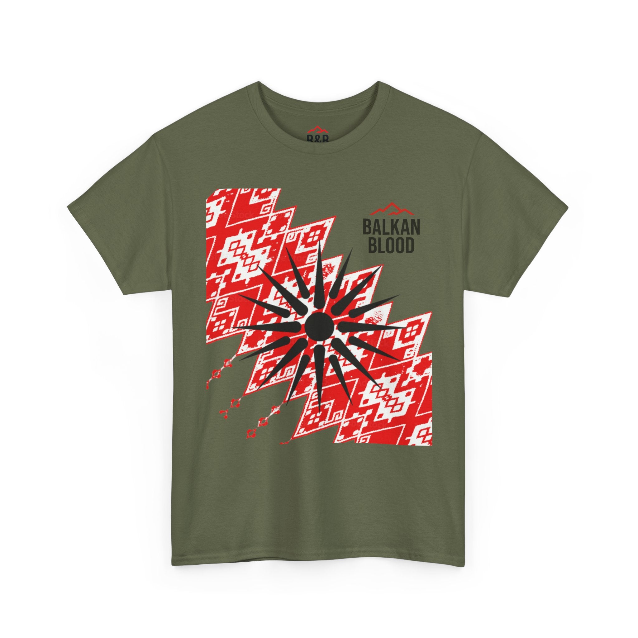 Macedonian Balkan Blood Unisex Heavy Cotton Tee