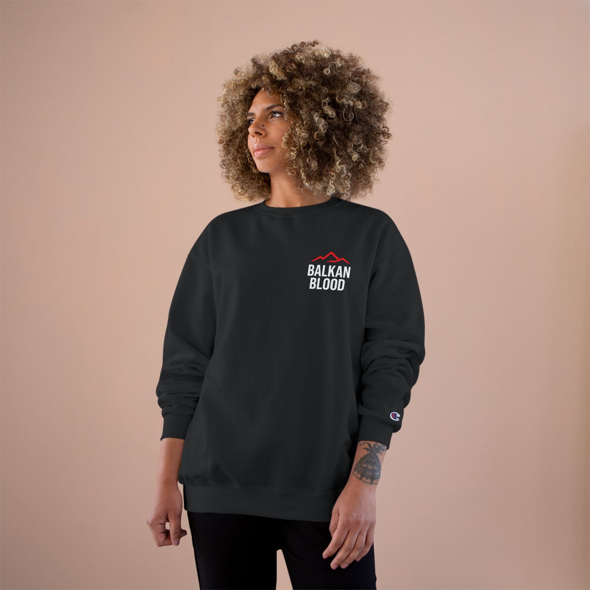Balkan Blood Champion Sweatshirt - Cozy Urban Style, Unisex Gift, Casual Wear, Travel Apparel, Perfect for Chill Days