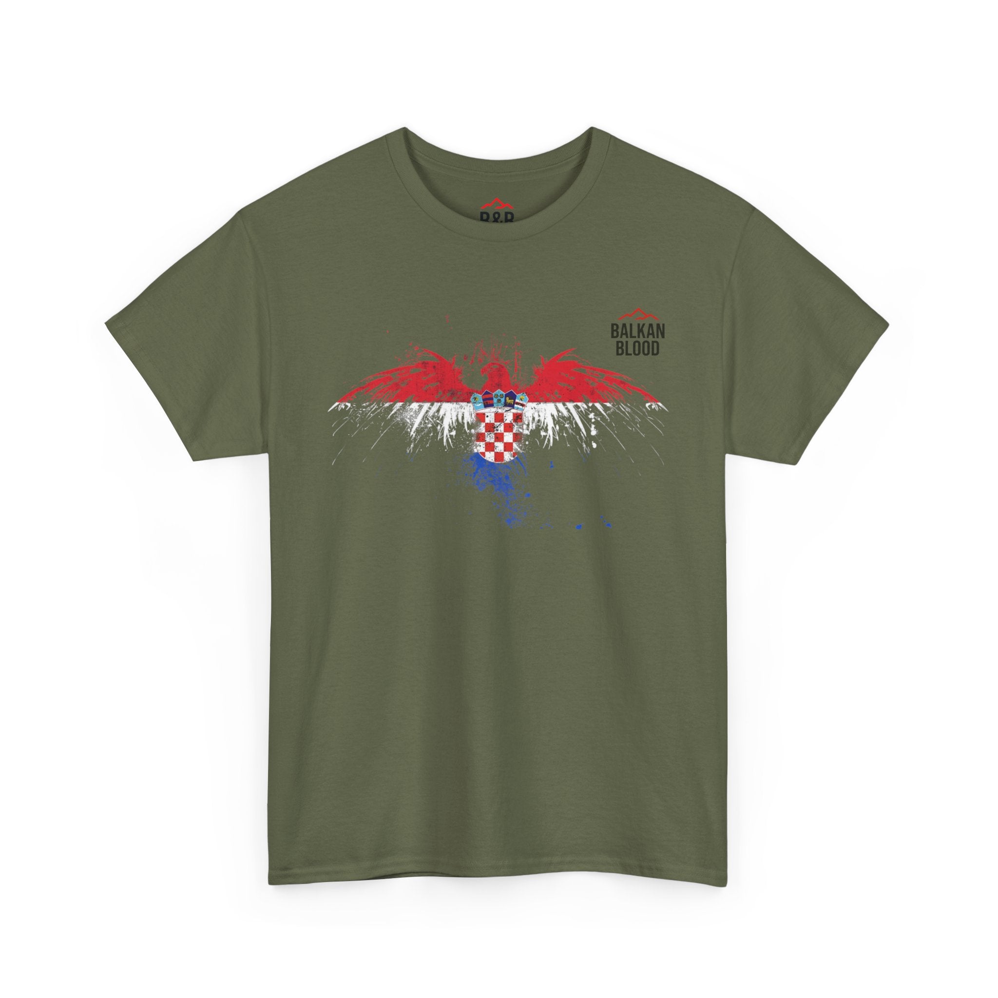 Croatia/Zagreb Unisex Heavy Cotton Tee