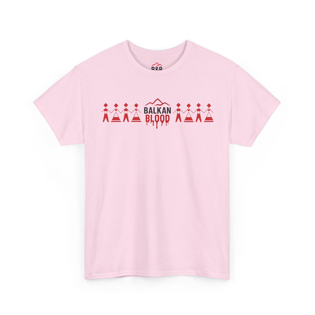 Balkan Blood Unisex Heavy Cotton Tee, Ethnic Pride Shirt, Gift for Balkans, Travel Tee, Stylish Casual Wear, Balkan States Design