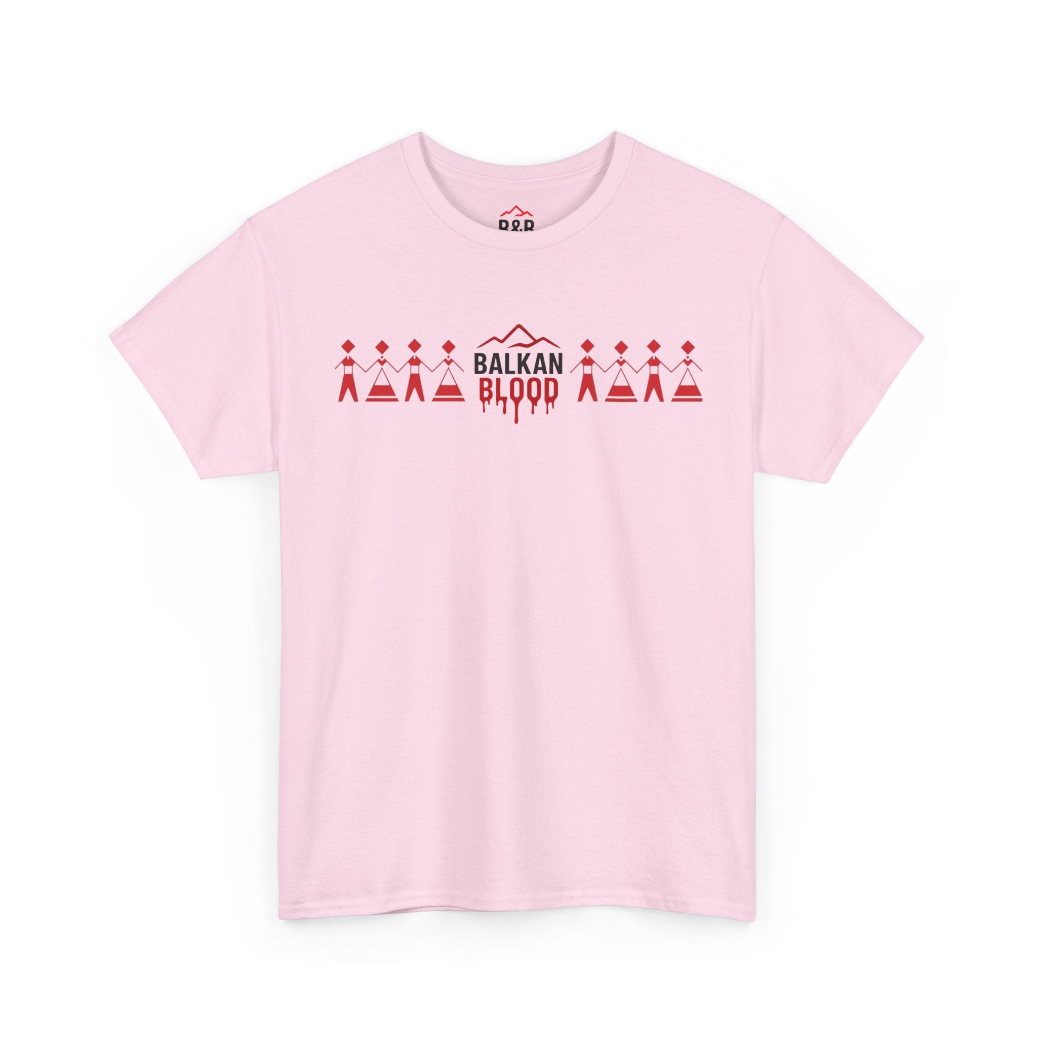 Balkan Blood Unisex Heavy Cotton Tee, Ethnic Pride Shirt, Gift for Balkans, Travel Tee, Stylish Casual Wear, Balkan States Design