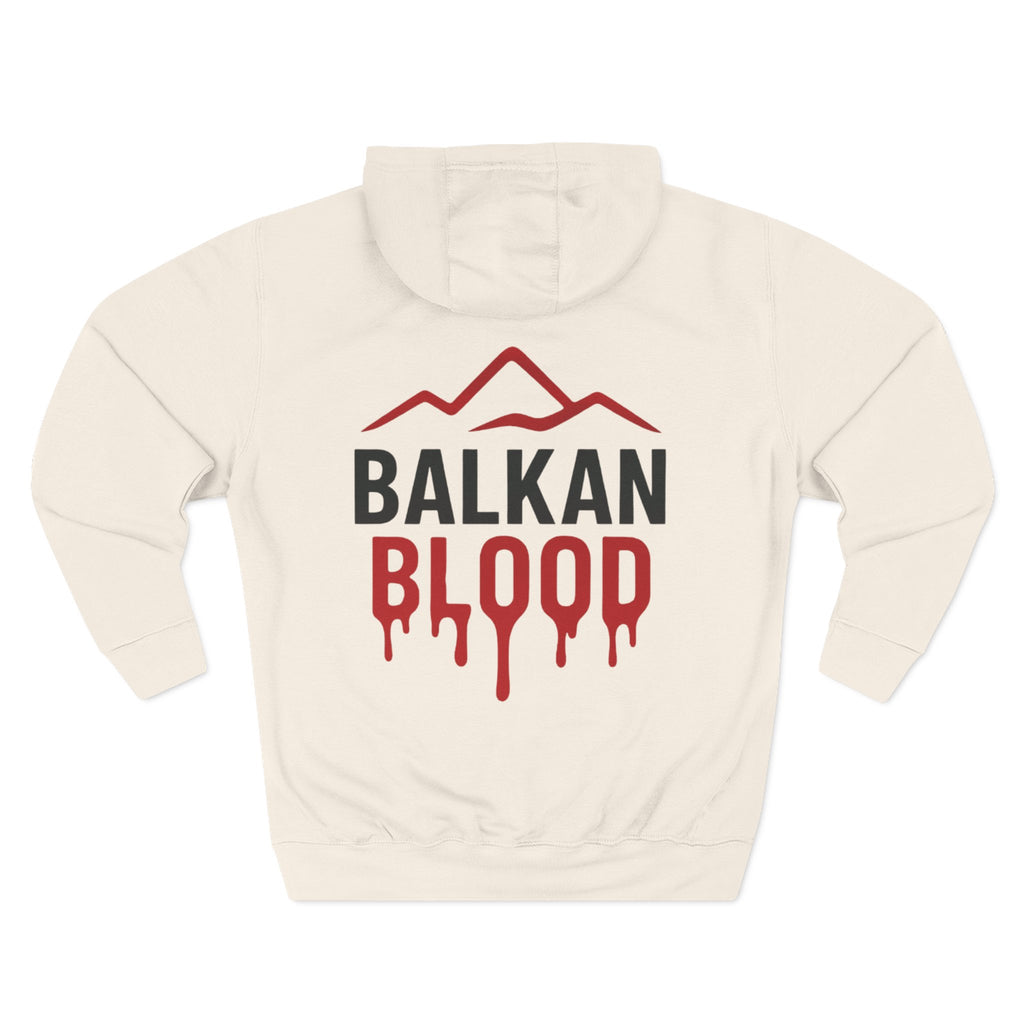 Balkan Blood Hoodie - Cozy Fleece Sweatshirt for Outdoor Adventures