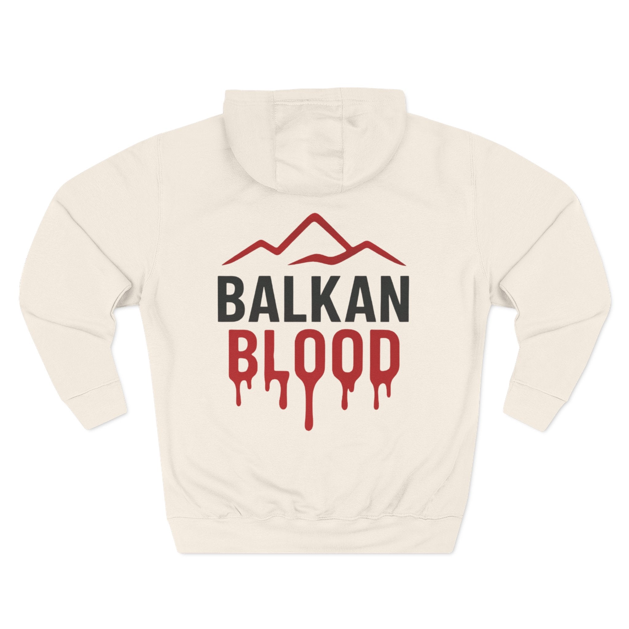 Balkan Blood Hoodie - Cozy Fleece Sweatshirt for Outdoor Adventures