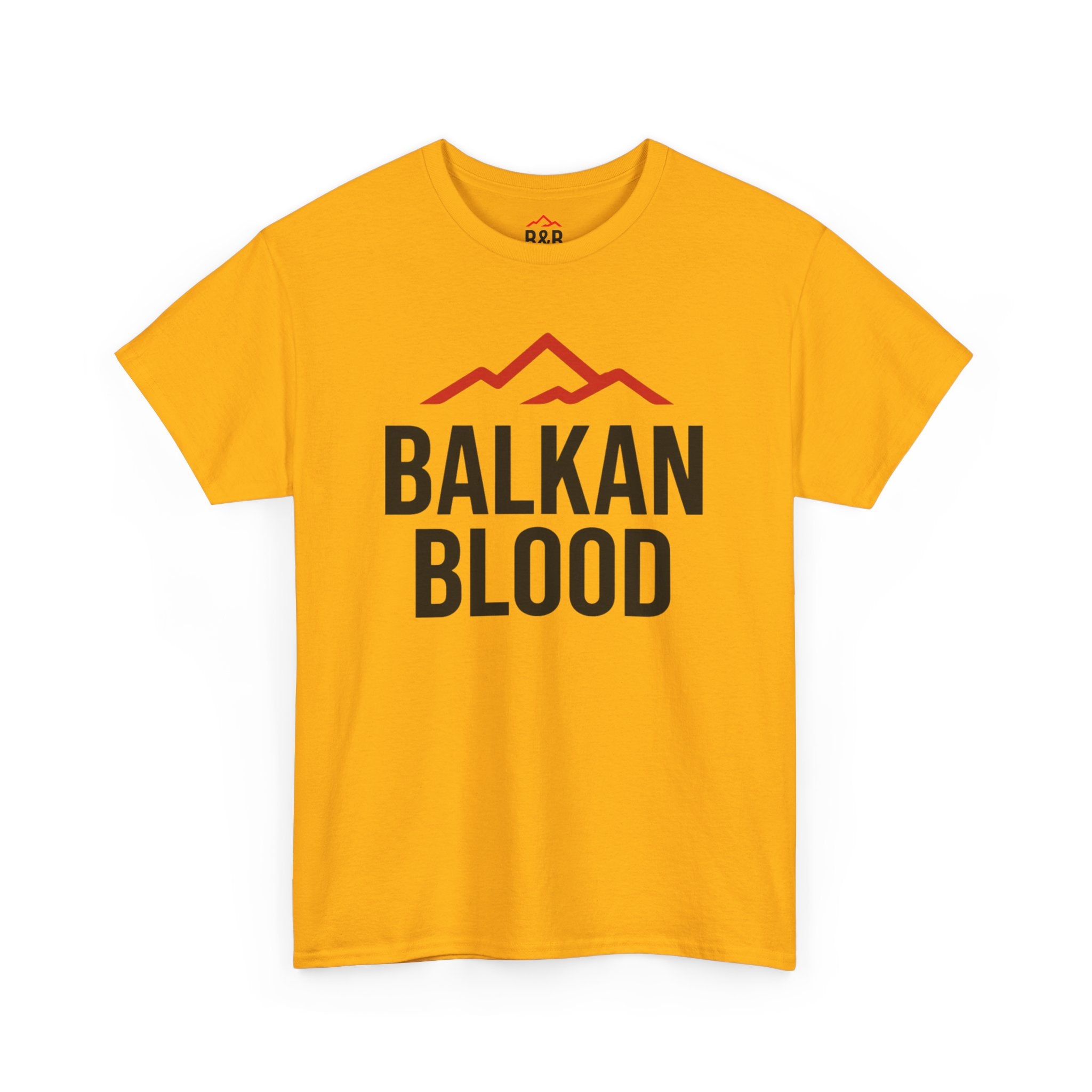 Balkan Blood Unisex Heavy Cotton Tee | Heritage Shirt, Travel Tee, Gift for Balkan Lovers, Cultural Pride, Casual Wear