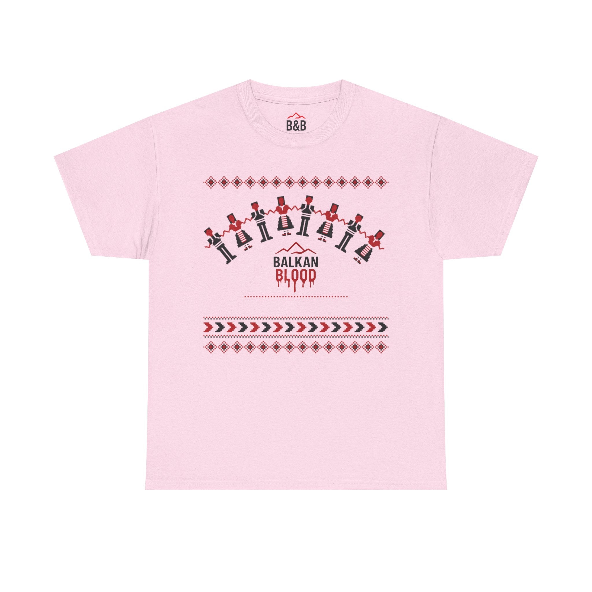 Balkan Blood Graphic Tee, Celebratory Unisex Cotton Shirt