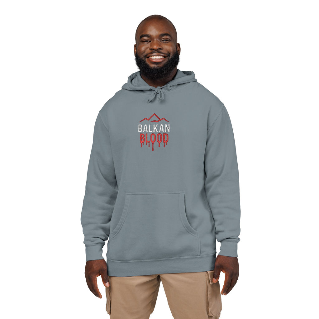 Unisex Pigment-Dyed Hoodie (Embroidery)