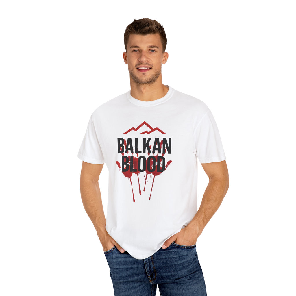 Balkan Blood Graphic T-Shirt, Unisex Streetwear, Fashion Statement Tee, Edgy Gift for Music Lovers, Halloween Apparel