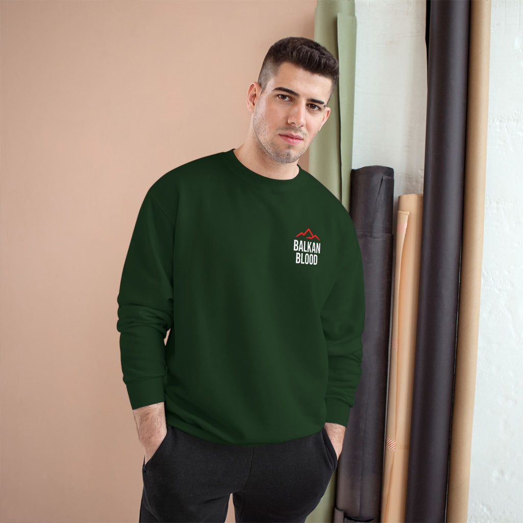Balkan Blood Champion Sweatshirt - Cozy Urban Style, Unisex Gift, Casual Wear, Travel Apparel, Perfect for Chill Days