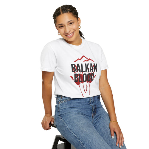 Balkan Blood Graphic T-Shirt, Unisex Streetwear, Fashion Statement Tee, Edgy Gift for Music Lovers, Halloween Apparel