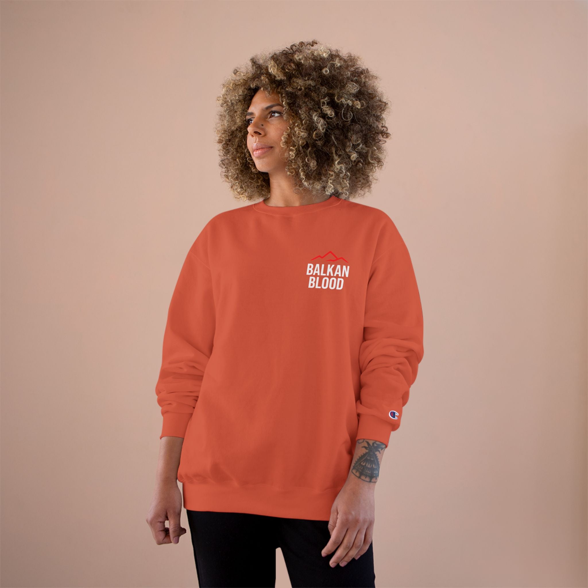 Balkan Blood Champion Sweatshirt - Cozy Urban Style, Unisex Gift, Casual Wear, Travel Apparel, Perfect for Chill Days