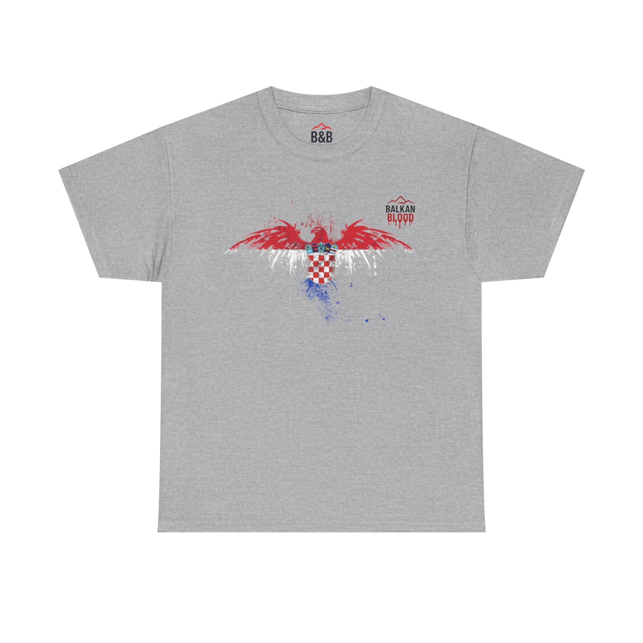 Croatia/Zagreb Unisex Heavy Cotton Tee