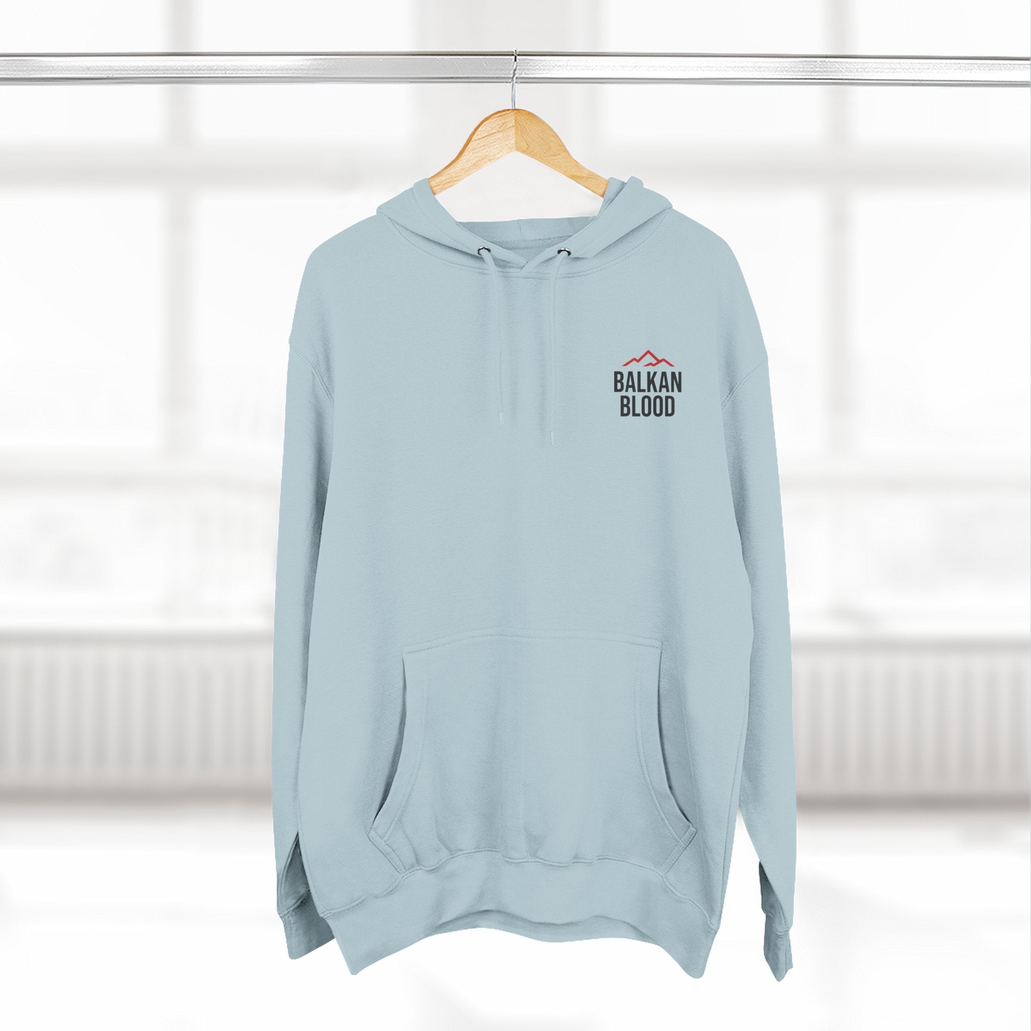 Balkan Blood Hoodie - Cozy Fleece Sweatshirt for Outdoor Adventures, Gifts for Nature Lovers, Hiking, Travel, Casual Wear