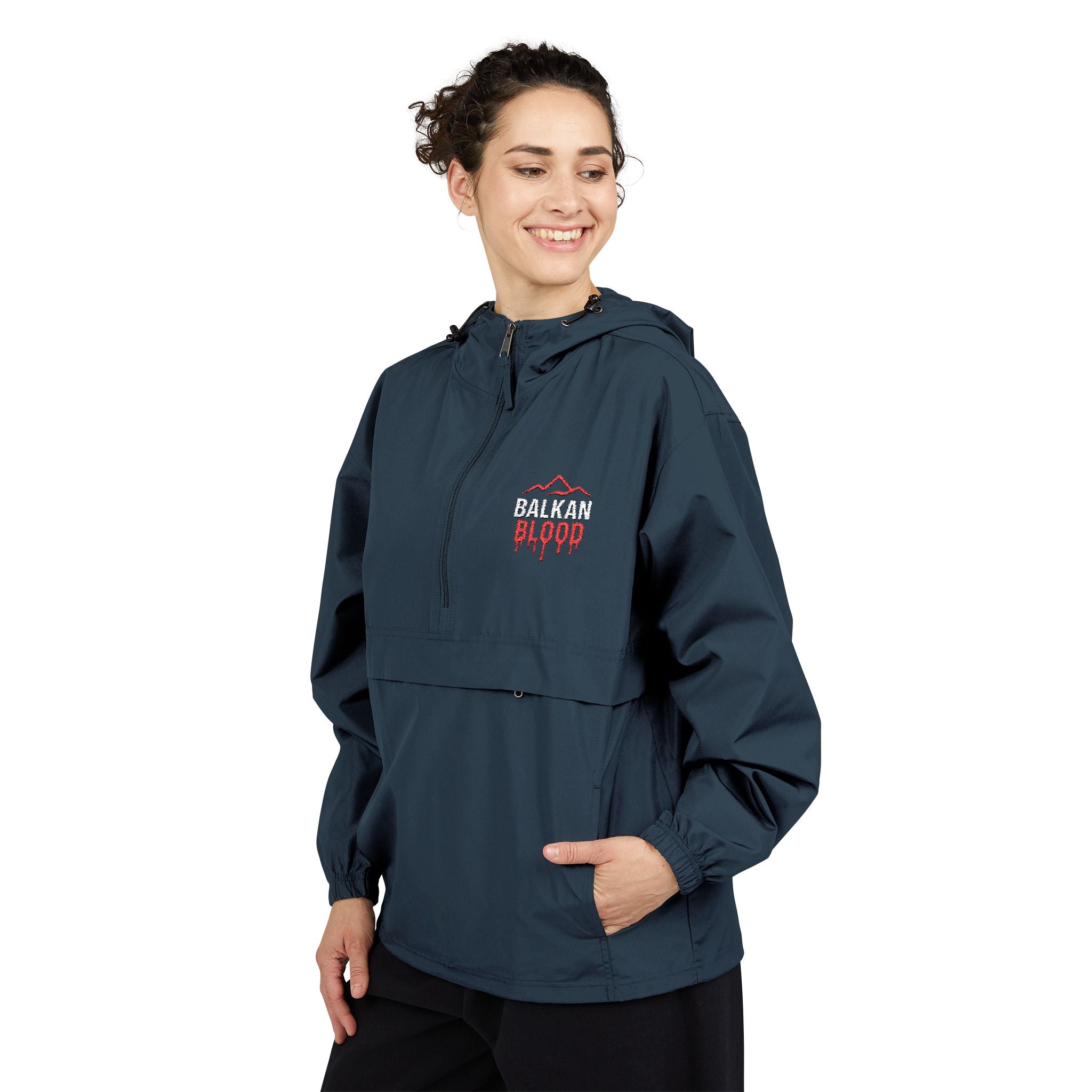 Anorak Jacket with Embroidery BalkanBlood Logo