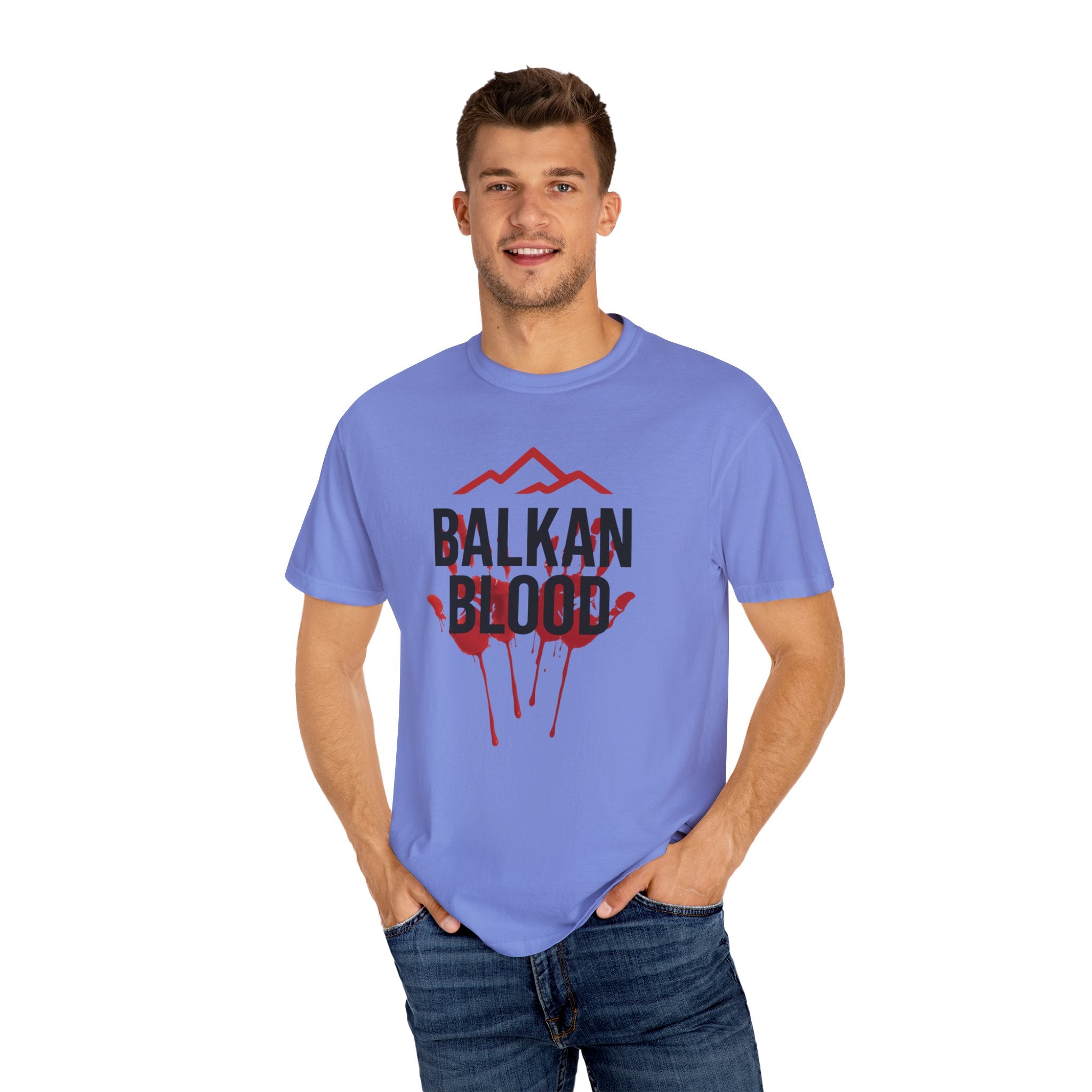 Balkan Blood Graphic T-Shirt, Unisex Streetwear, Fashion Statement Tee, Edgy Gift for Music Lovers, Halloween Apparel