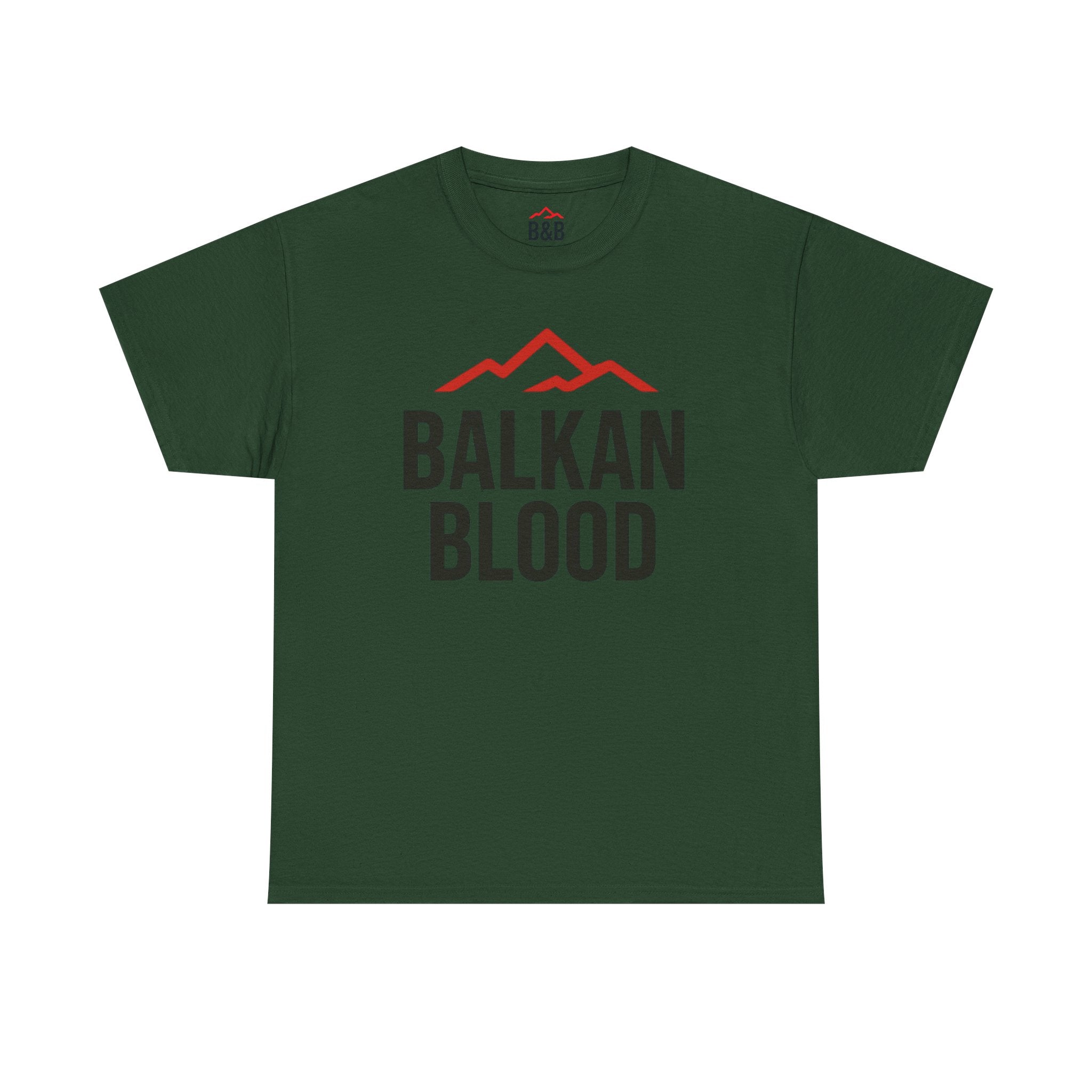 Balkan Blood Unisex Heavy Cotton Tee | Heritage Shirt, Travel Tee, Gift for Balkan Lovers, Cultural Pride, Casual Wear