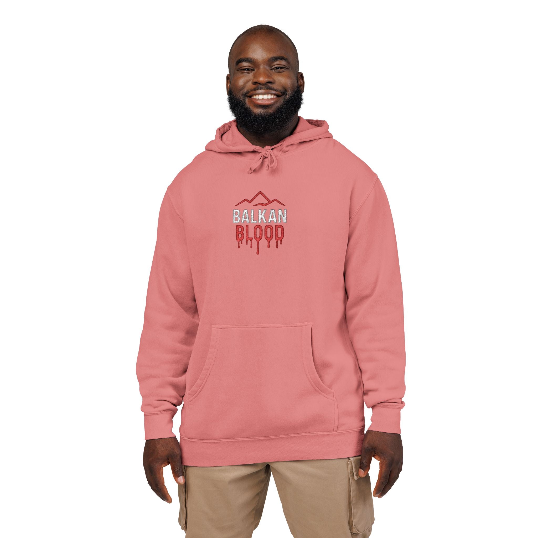 Unisex Pigment-Dyed Hoodie (Embroidery)