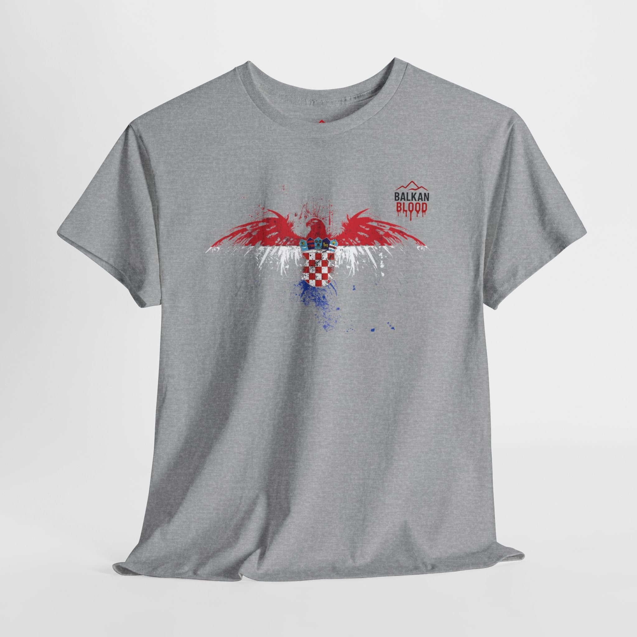 Croatia/Zagreb Unisex Heavy Cotton Tee