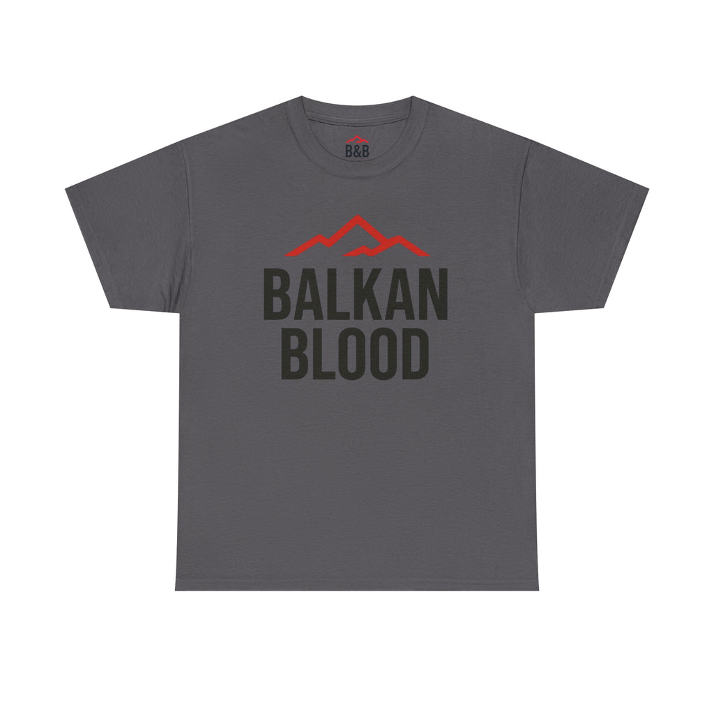 Balkan Blood Unisex Heavy Cotton Tee | Heritage Shirt, Travel Tee, Gift for Balkan Lovers, Cultural Pride, Casual Wear