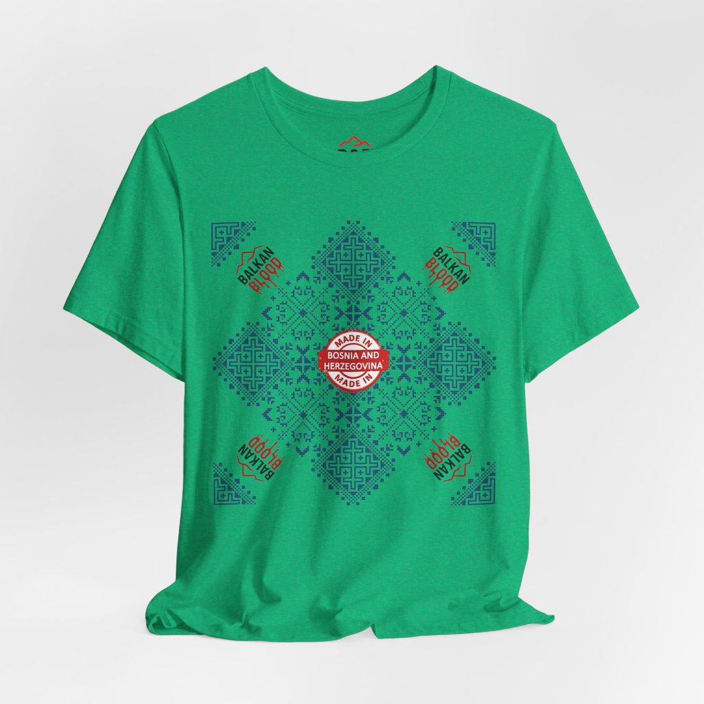 Bosnia Heritage Unisex Tee, Cultural Pride,