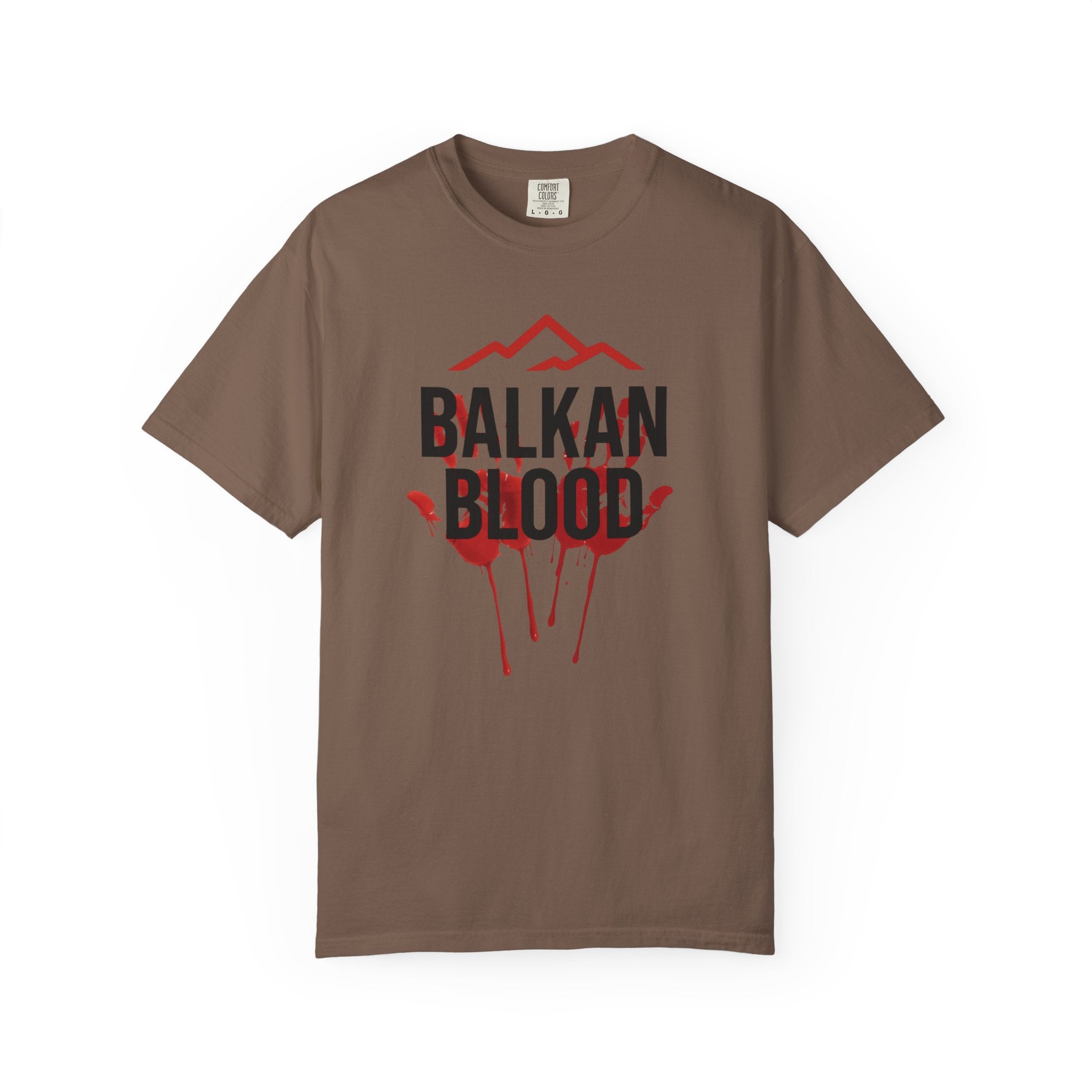 Balkan Blood Graphic T-Shirt, Unisex Streetwear, Fashion Statement Tee, Edgy Gift for Music Lovers, Halloween Apparel