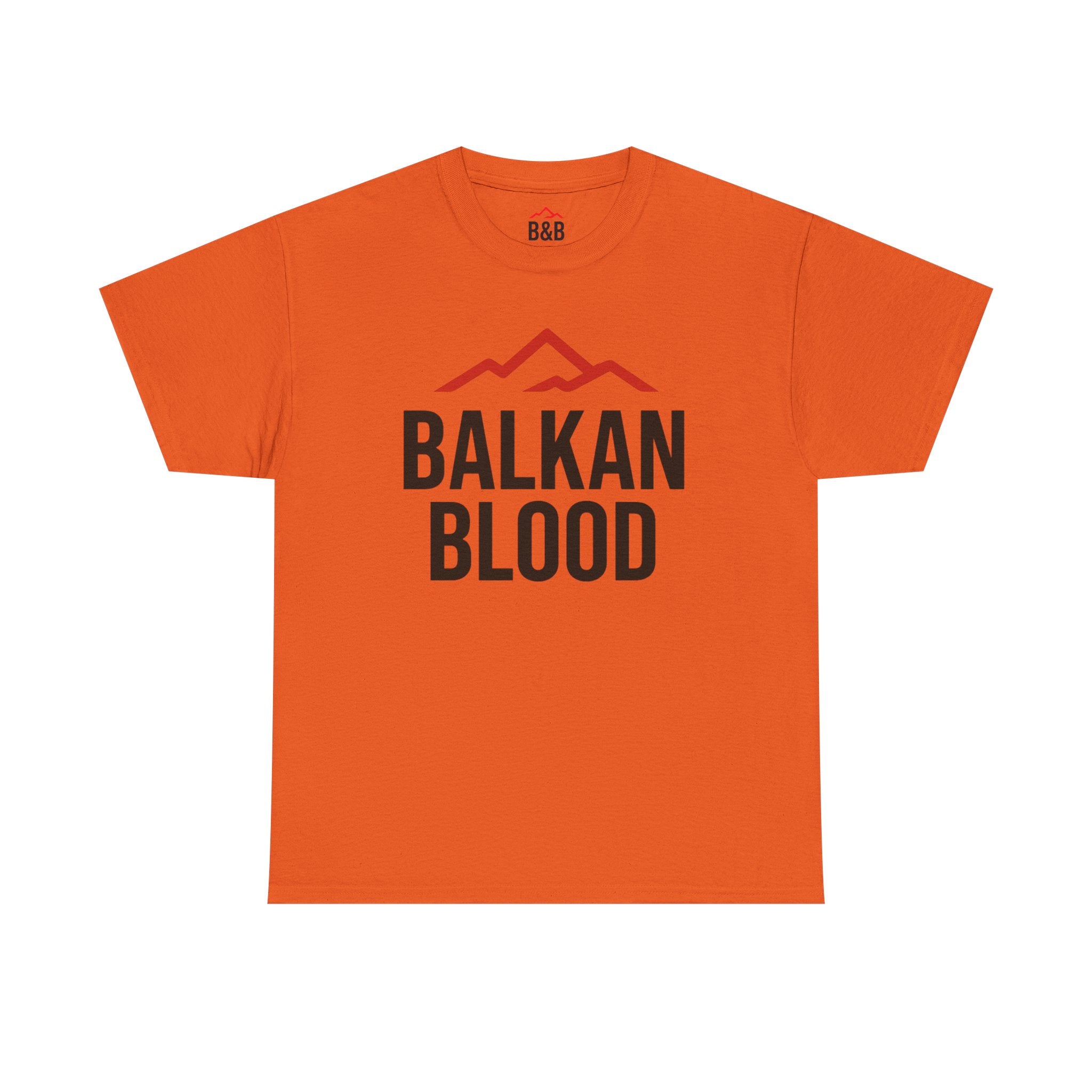 Balkan Blood Unisex Heavy Cotton Tee | Heritage Shirt, Travel Tee, Gift for Balkan Lovers, Cultural Pride, Casual Wear