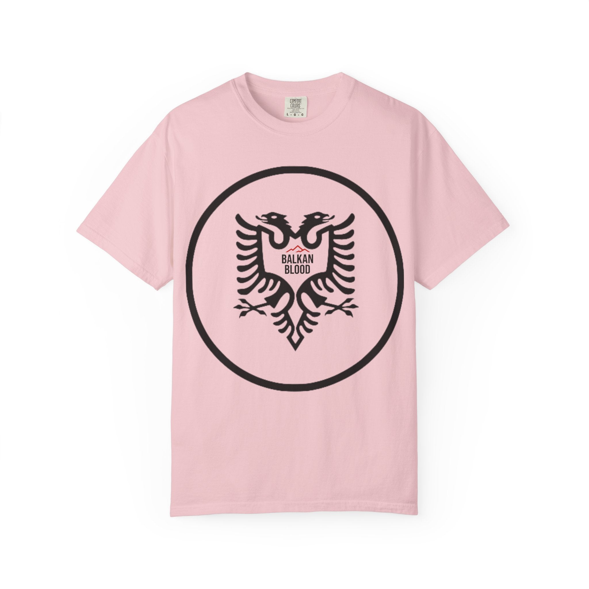 Albanian Balkan Heritage T-Shirt - Unisex Garment-Dyed Tee, Albania Pride Apparel, Cultural Gift, Travel Souvenir, Festival Wear