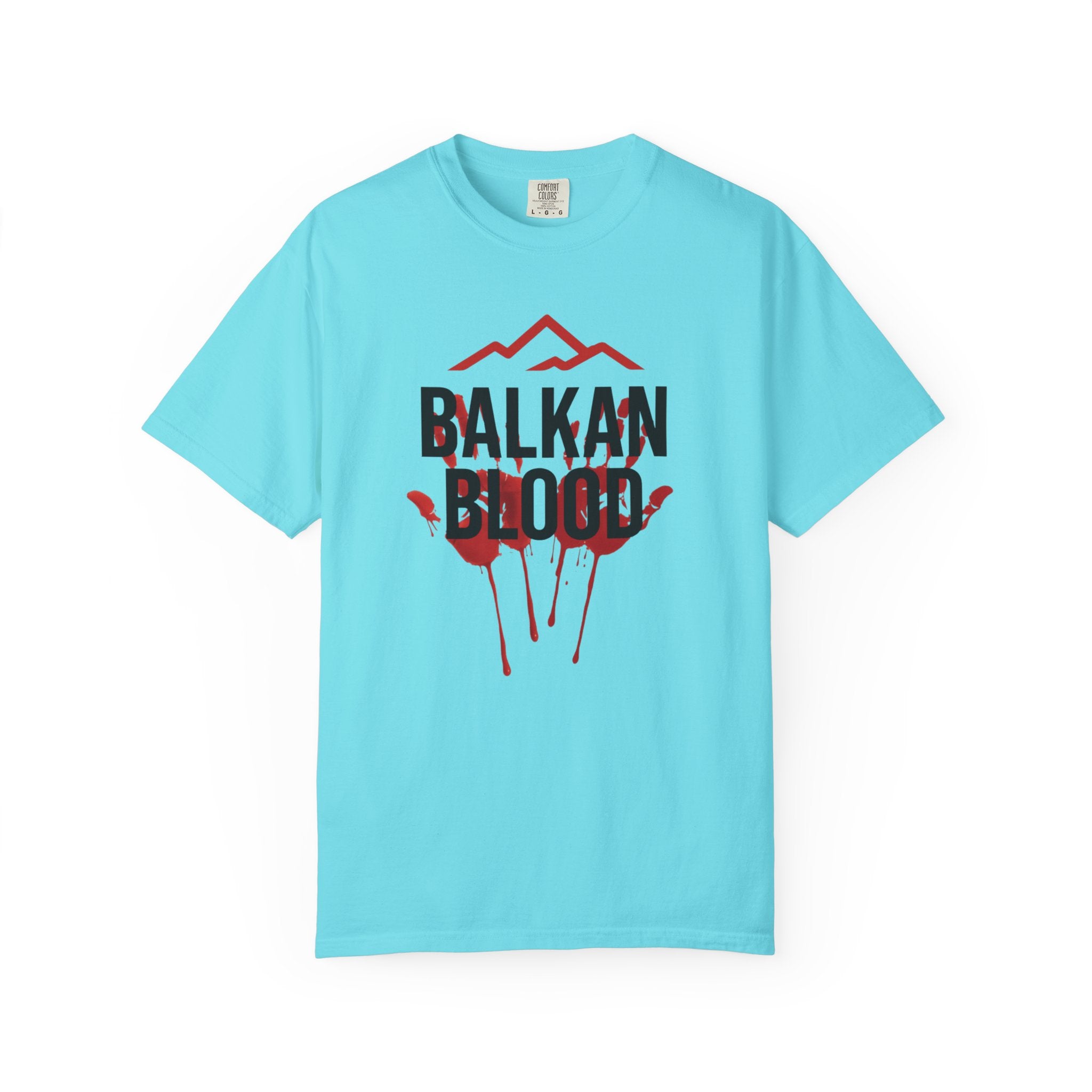 Balkan Blood Graphic T-Shirt, Unisex Streetwear, Fashion Statement Tee, Edgy Gift for Music Lovers, Halloween Apparel