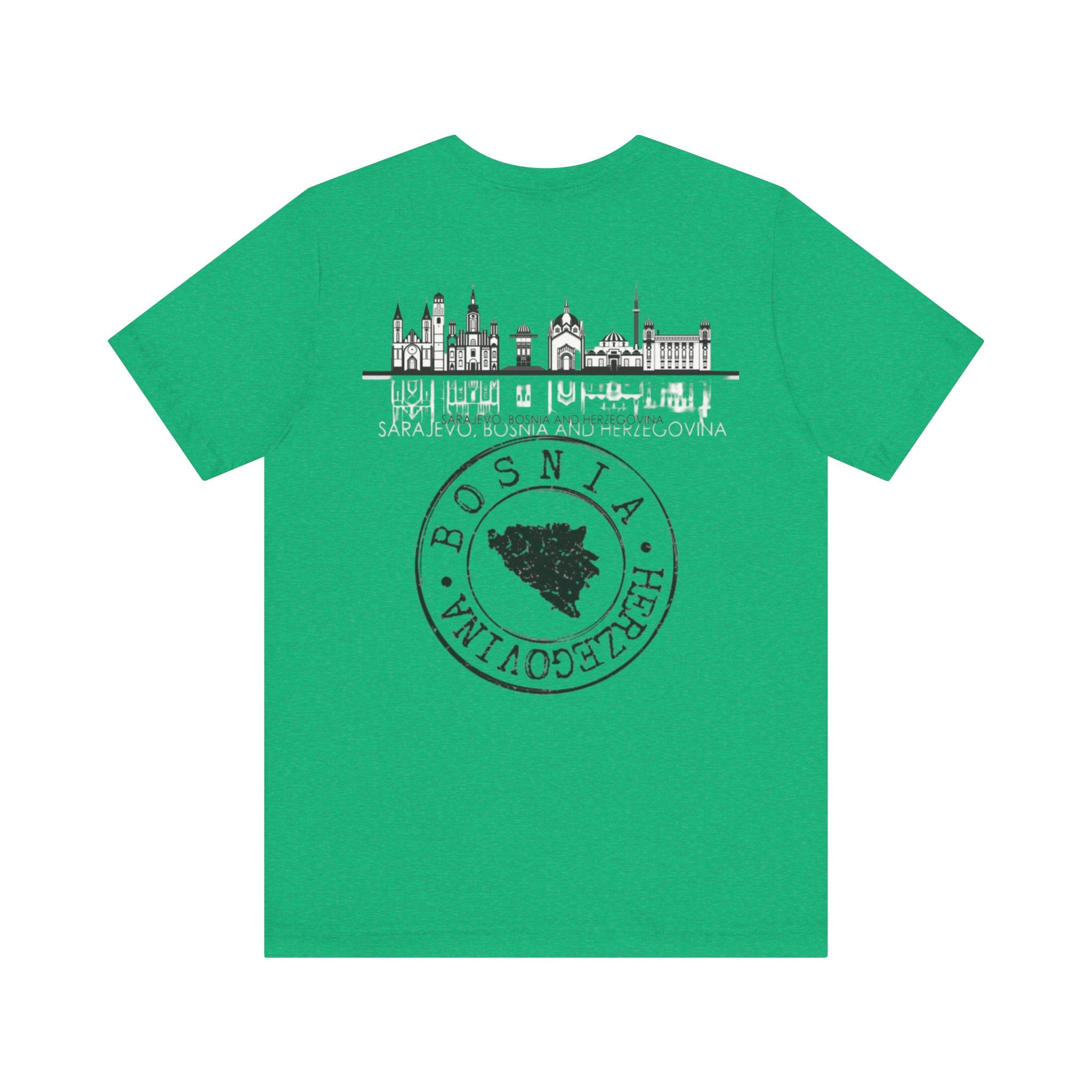 Bosnia Heritage Unisex Tee, Travel Shirt, Cultural Pride, Souvenir T-Shirt, Gift for Travelers, Adventure Apparel