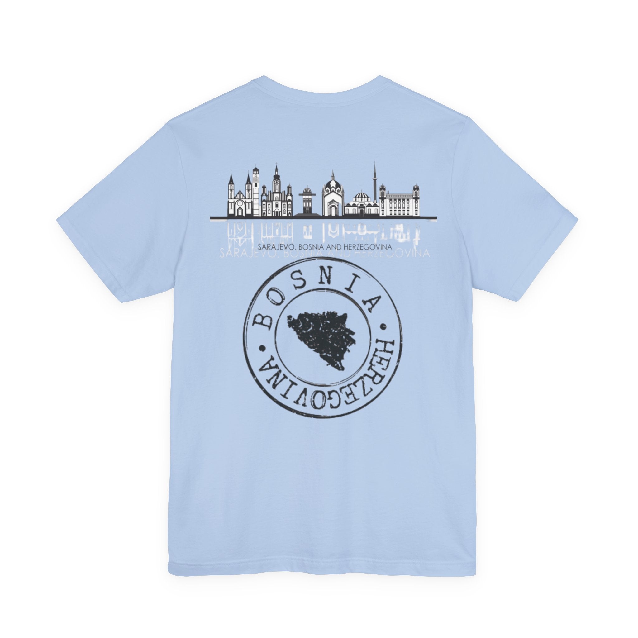 Bosnia Heritage Unisex Tee, Travel Shirt, Cultural Pride, Souvenir T-Shirt, Gift for Travelers, Adventure Apparel