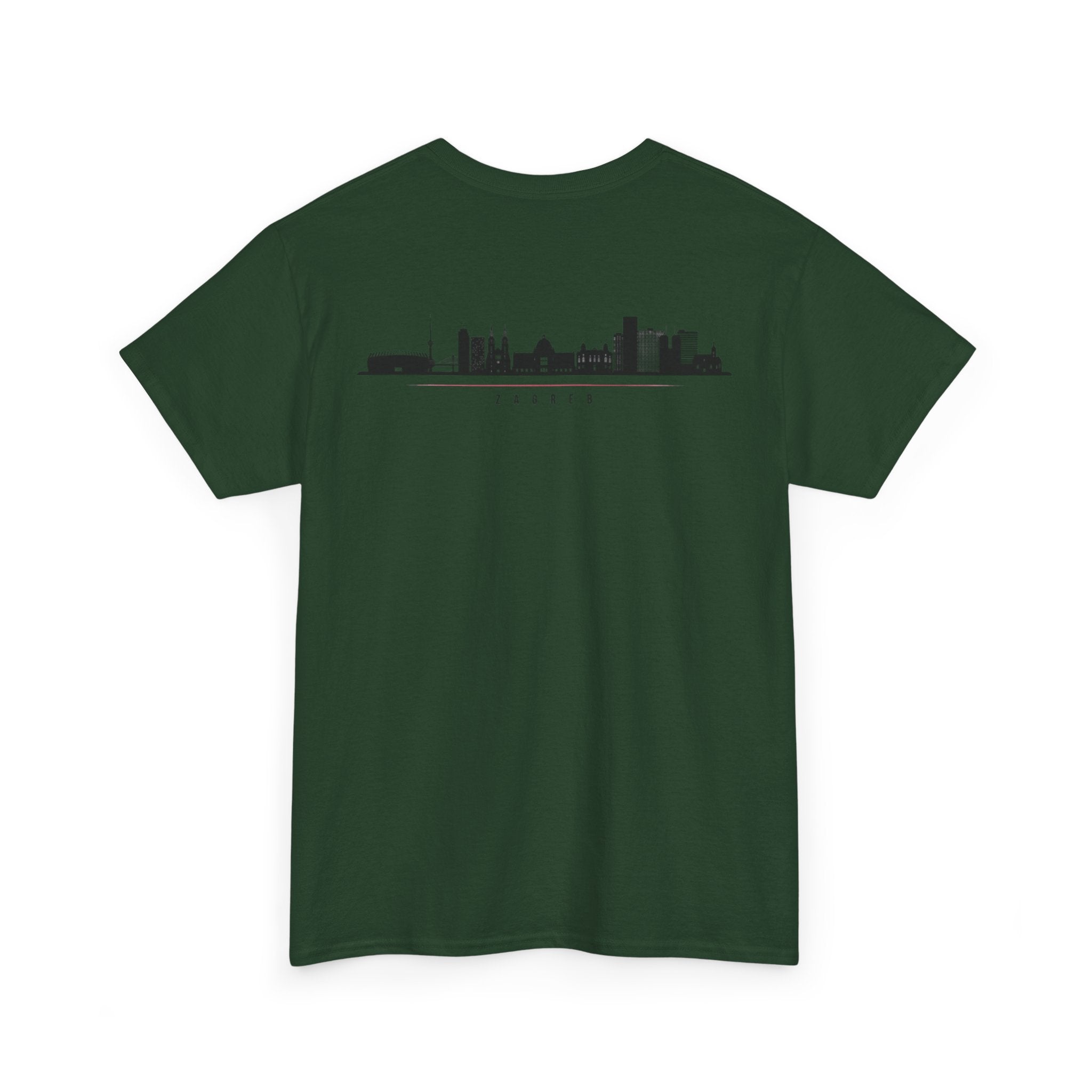 Croatia/Zagreb Unisex Heavy Cotton Tee