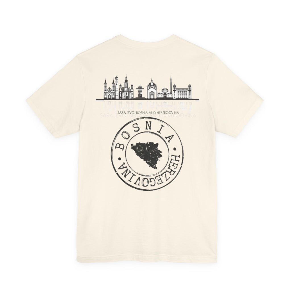 Bosnia Heritage Unisex Tee, Travel Shirt, Cultural Pride, Souvenir T-Shirt, Gift for Travelers, Adventure Apparel