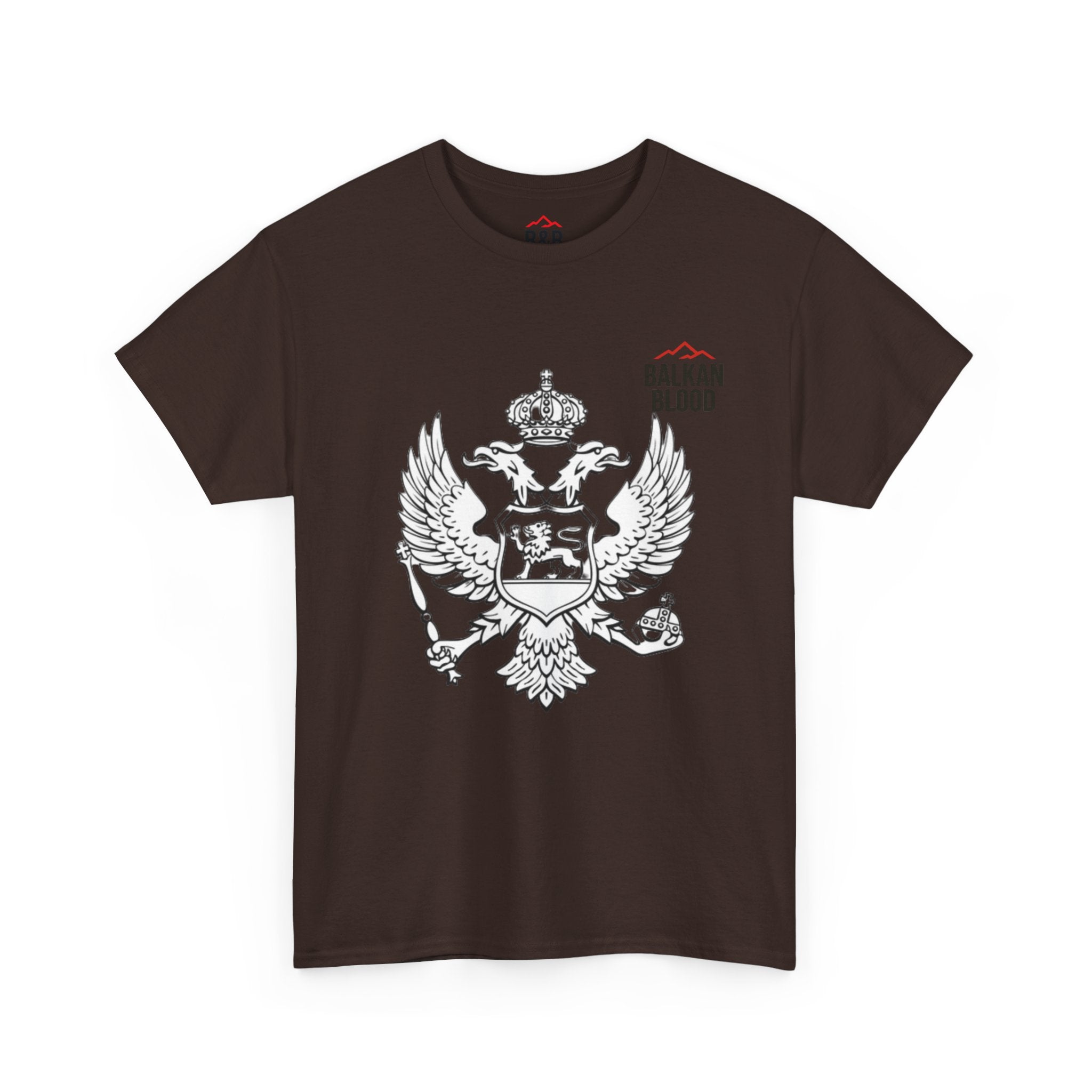 Montenegro/Balkan Blood Unisex Heavy Cotton Tee, Vintage Style Shirt, Graphic Tee, Travel Souvenir, Gift for Heritage Lovers