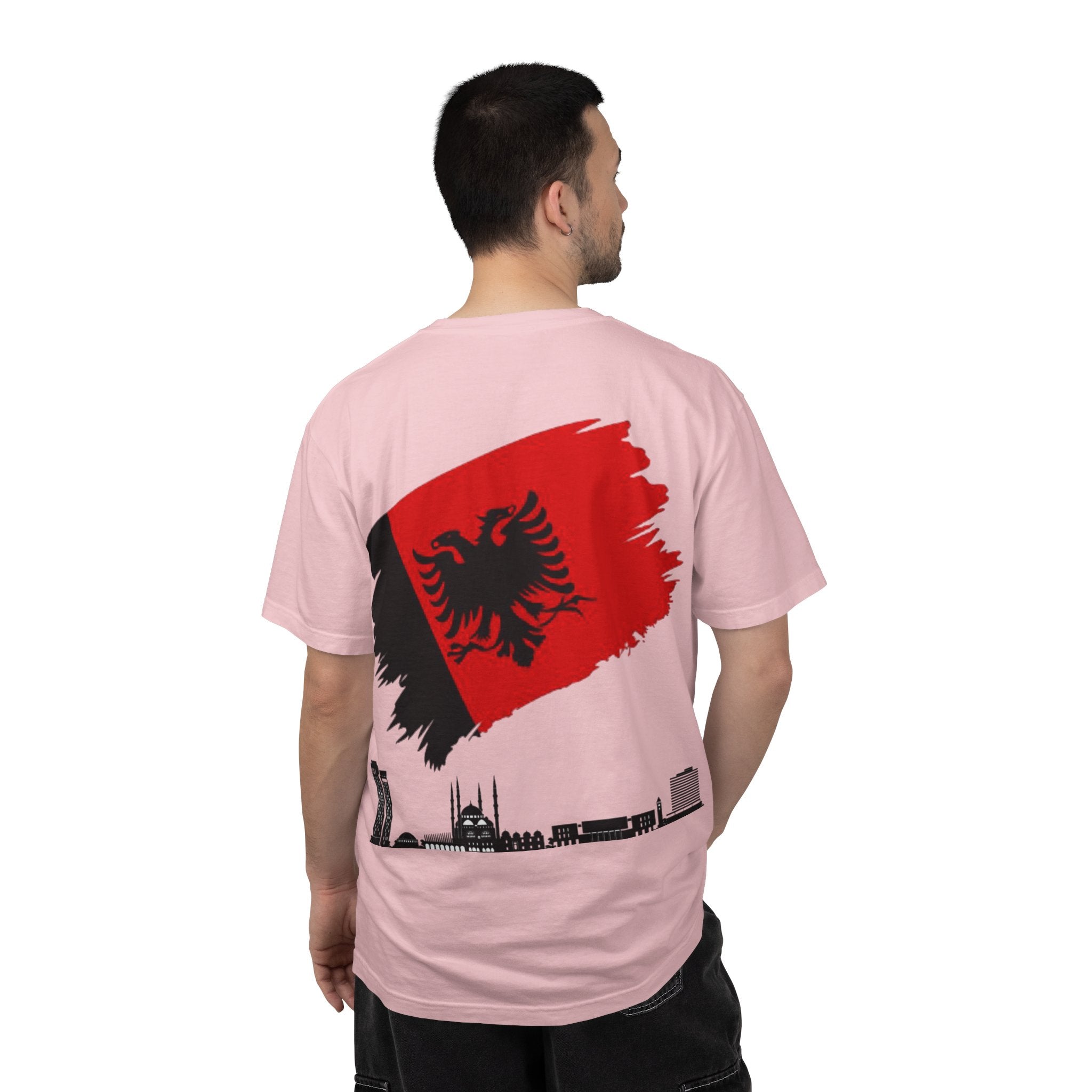 Albanian Balkan Heritage T-Shirt - Unisex Garment-Dyed Tee