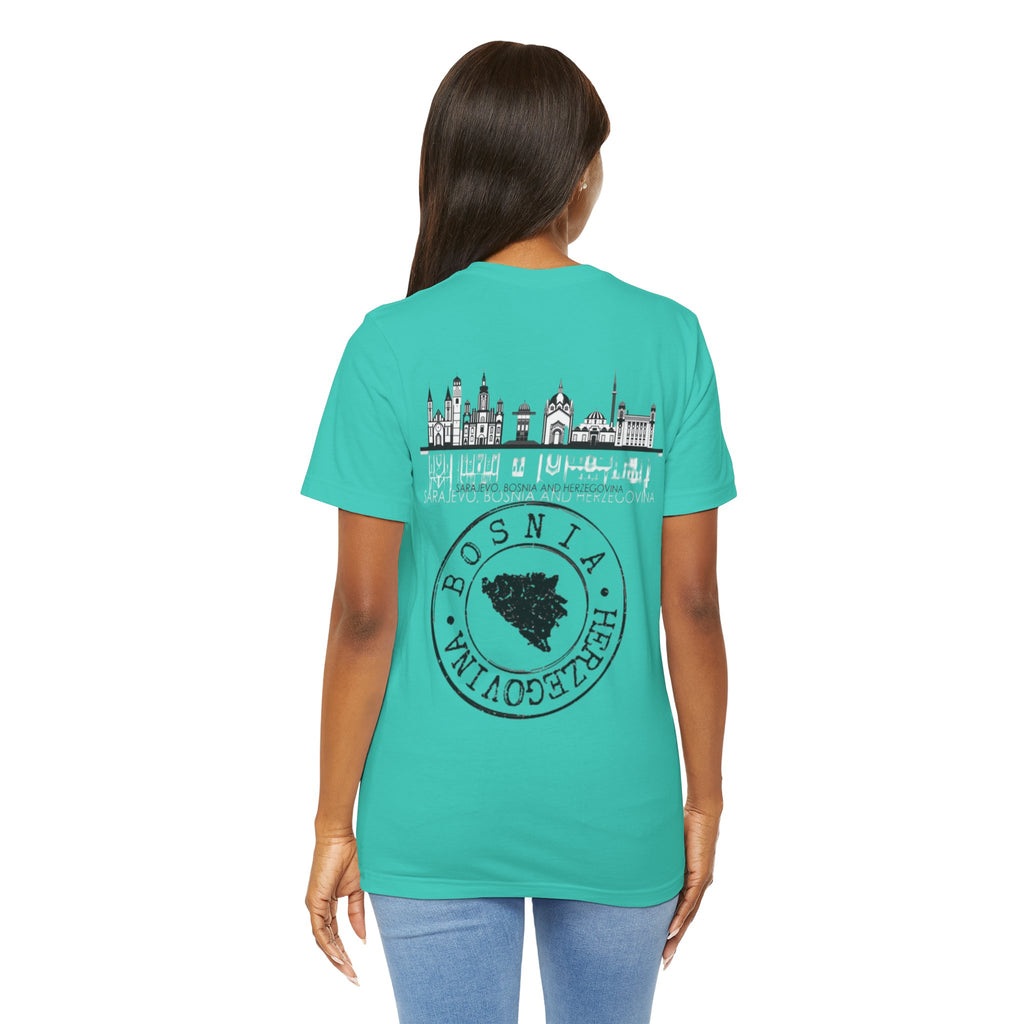 Bosnia Heritage Unisex Tee, Cultural Pride,