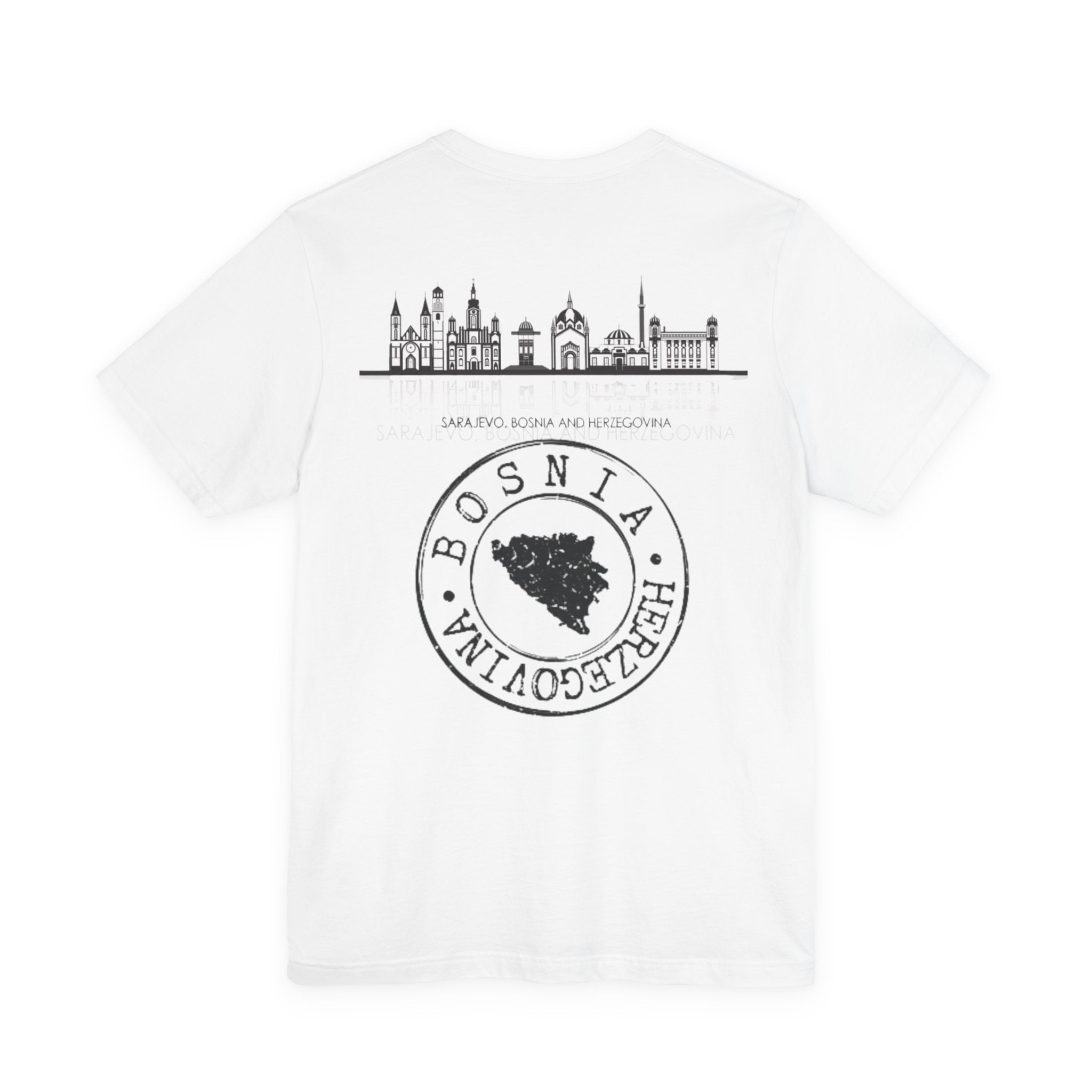 Bosnia Heritage Unisex Tee, Travel Shirt, Cultural Pride, Souvenir T-Shirt, Gift for Travelers, Adventure Apparel