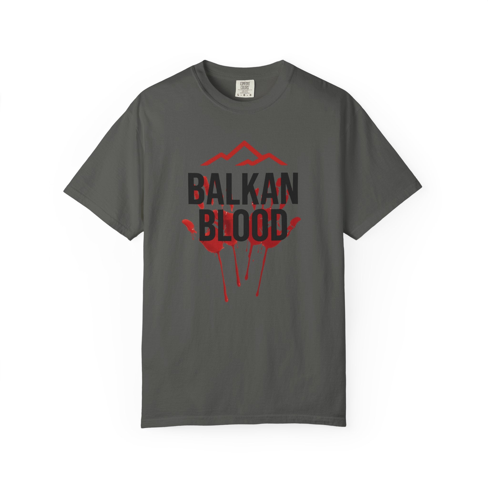Balkan Blood Graphic T-Shirt, Unisex Streetwear, Fashion Statement Tee, Edgy Gift for Music Lovers, Halloween Apparel