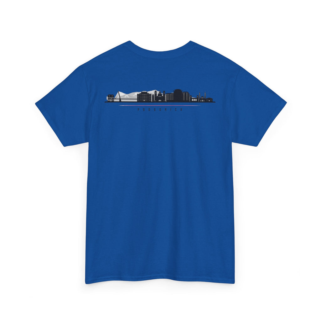 Montenegro/Balkan Blood Unisex Heavy Cotton Tee, Vintage Style Shirt, Graphic Tee, Travel Souvenir, Gift for Heritage Lovers