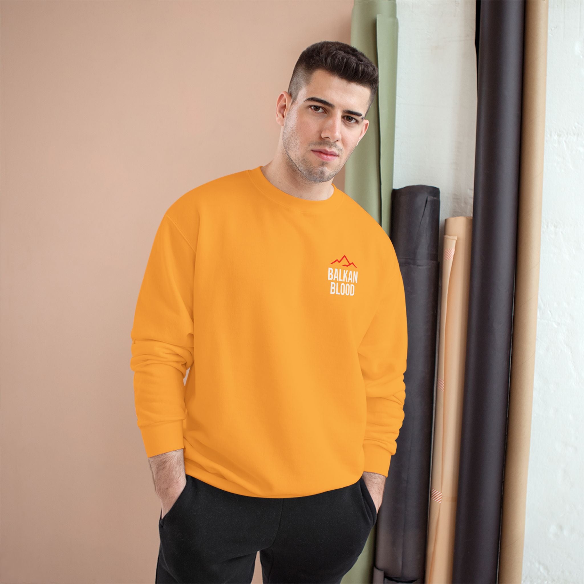 Balkan Blood Champion Sweatshirt - Cozy Urban Style, Unisex Gift, Casual Wear, Travel Apparel, Perfect for Chill Days