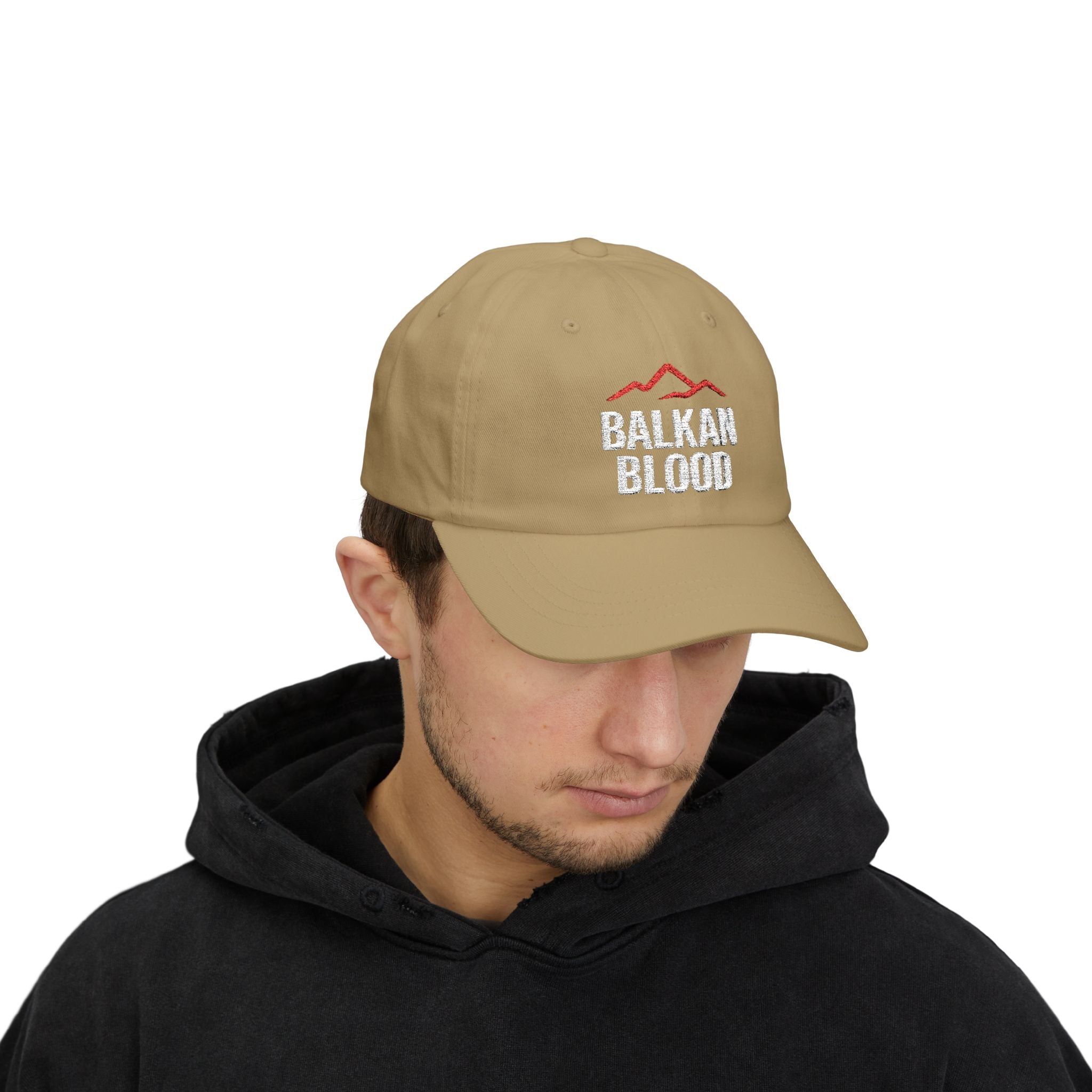 Balkan Blood Classic Dad Cap, Casual Summer Hat, Gift for Outdoorsy Dads, Hiking Accessories, Stylish Baseball Cap