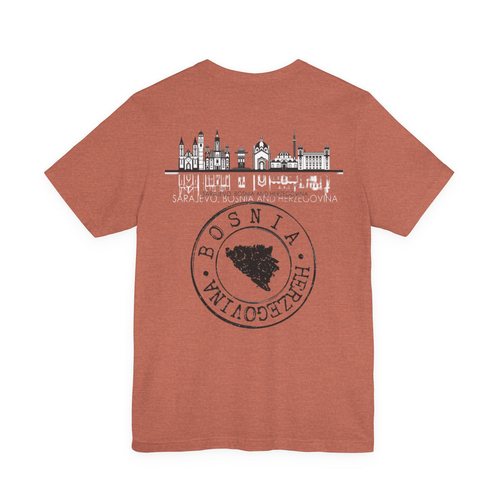 Bosnia Heritage Unisex Tee, Travel Shirt, Cultural Pride, Souvenir T-Shirt, Gift for Travelers, Adventure Apparel