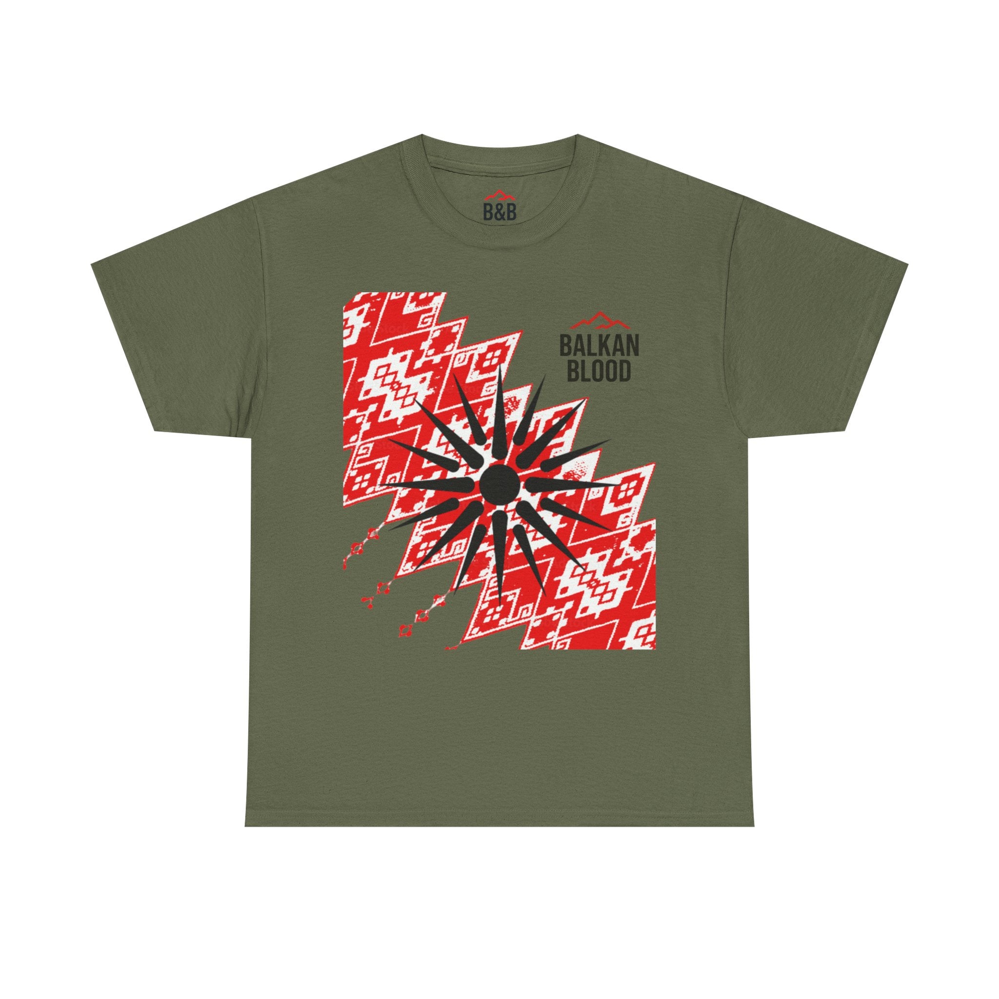 Macedonian Balkan Blood Unisex Heavy Cotton Tee