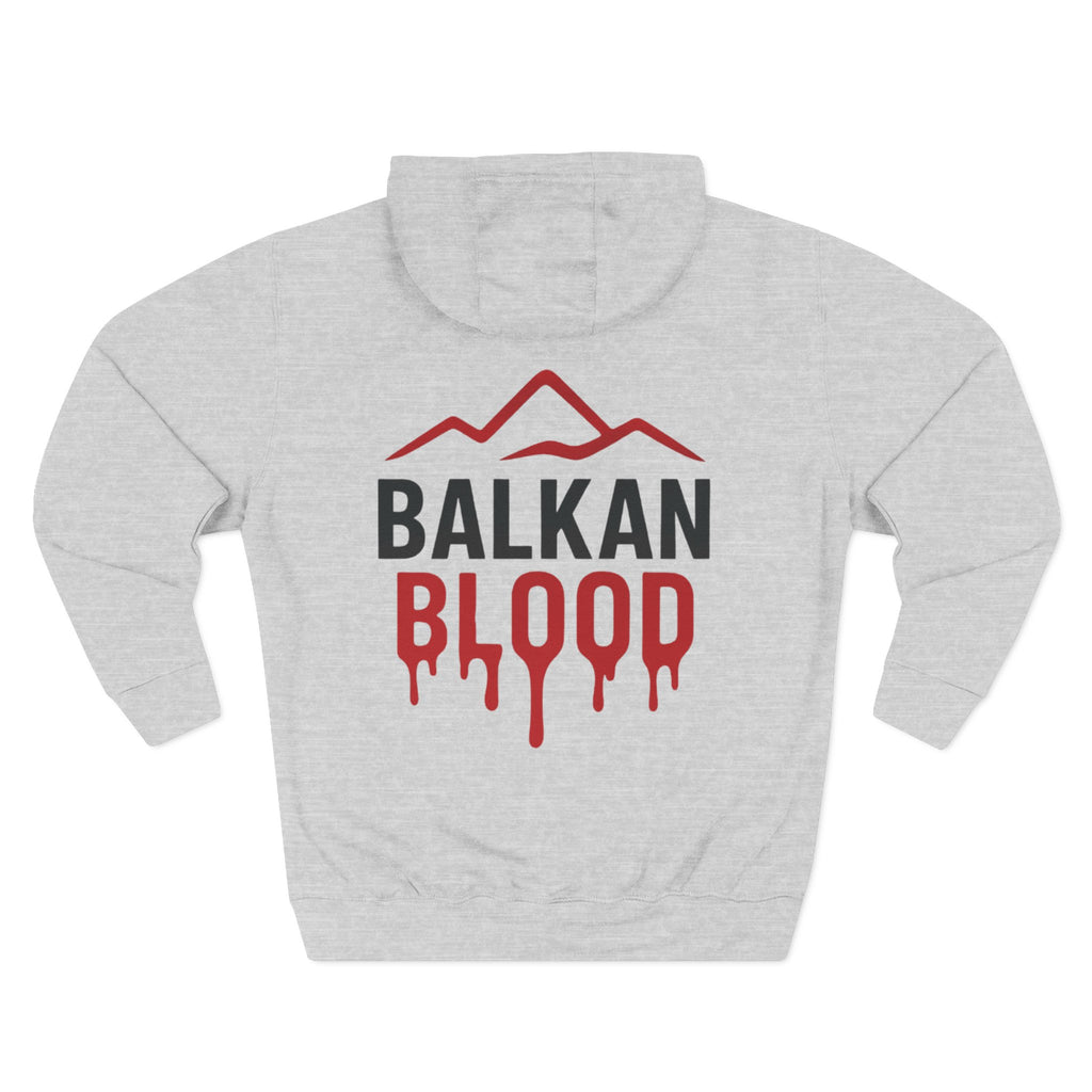 Balkan Blood Hoodie - Cozy Fleece Sweatshirt for Outdoor Adventures