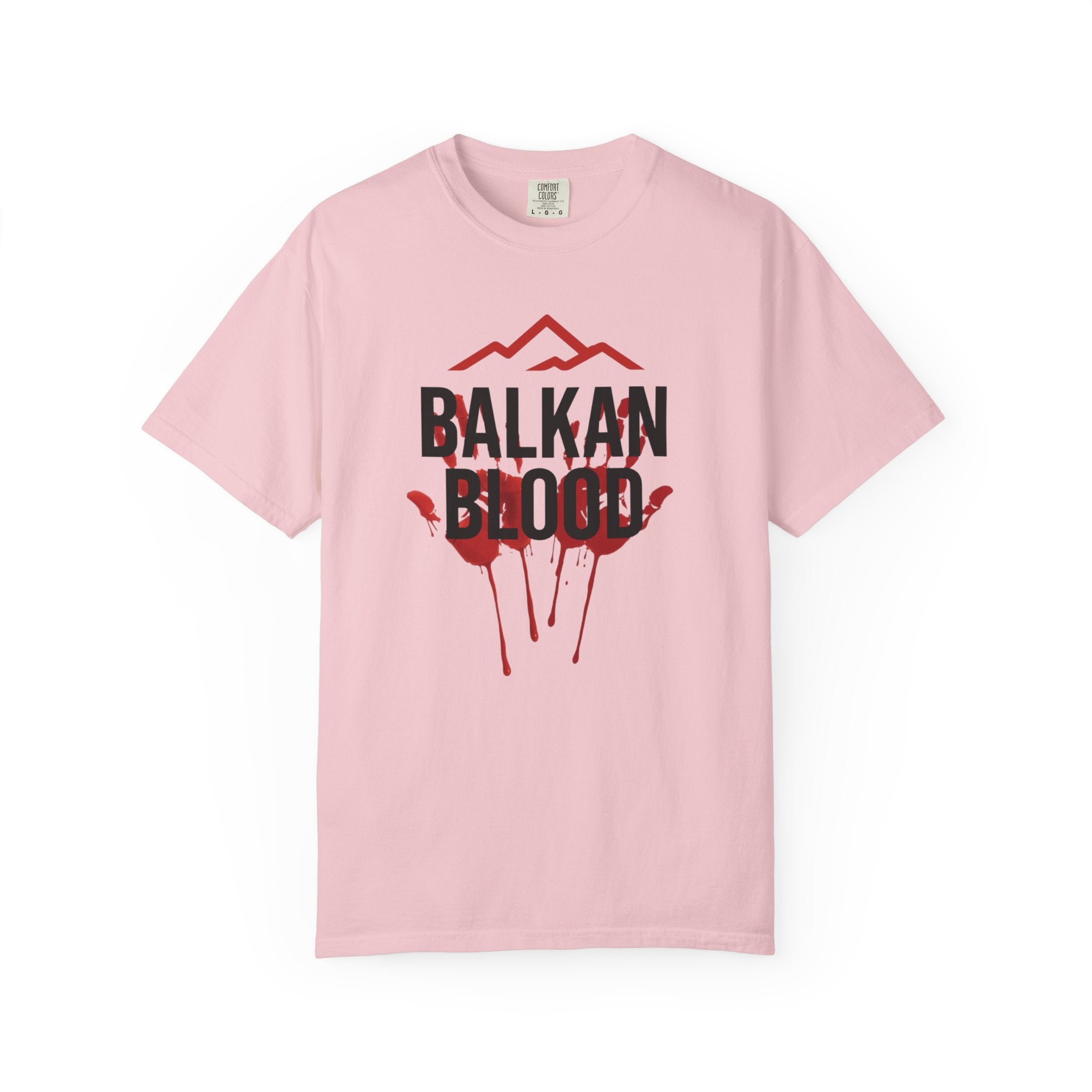 Balkan Blood Graphic T-Shirt, Unisex Streetwear, Fashion Statement Tee, Edgy Gift for Music Lovers, Halloween Apparel