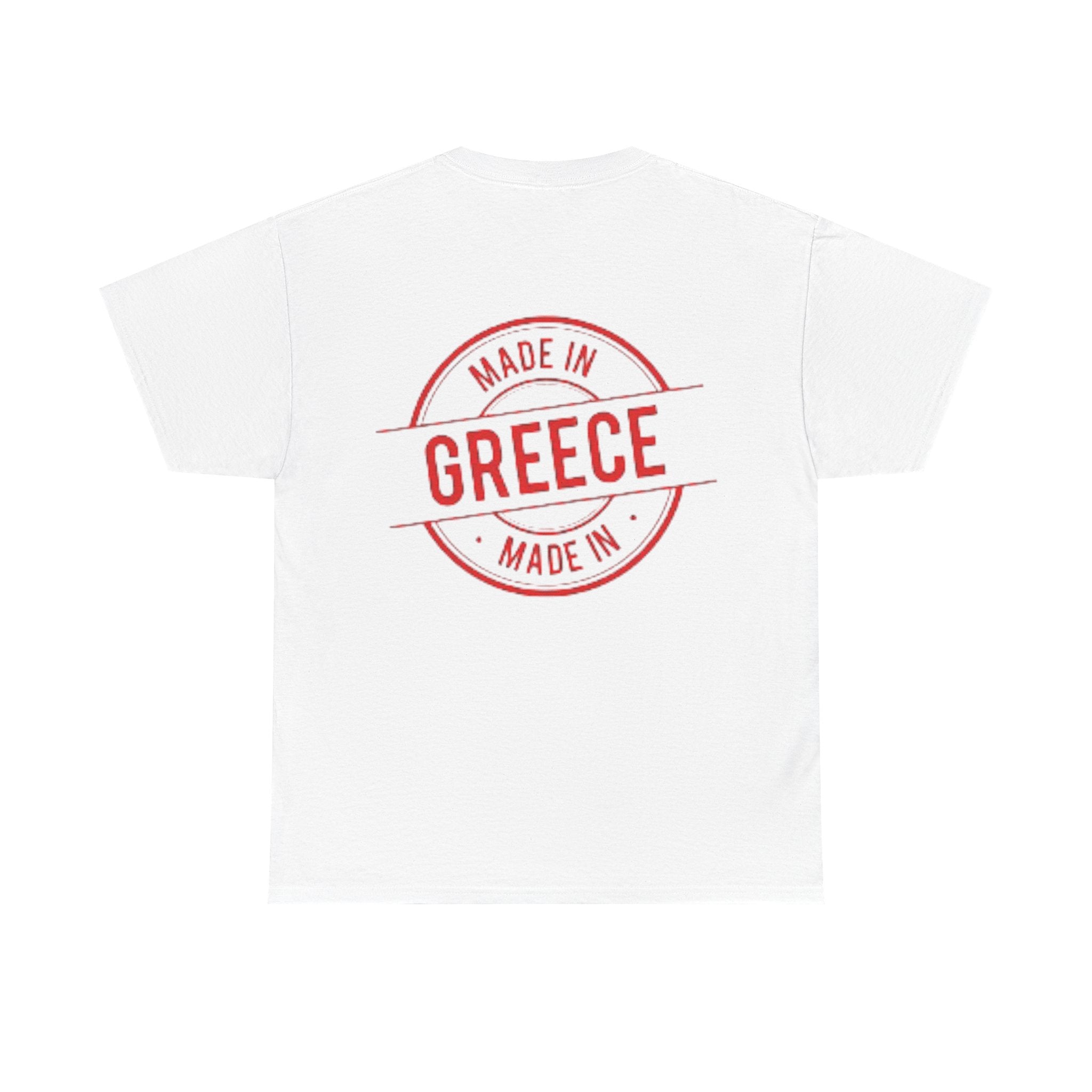 Balkan Blood Tee | Unisex Heavy Cotton T-Shirt, Greece Souvenir Shirt, Travel Gift, Casual Wear, Unique Graphic Tee
